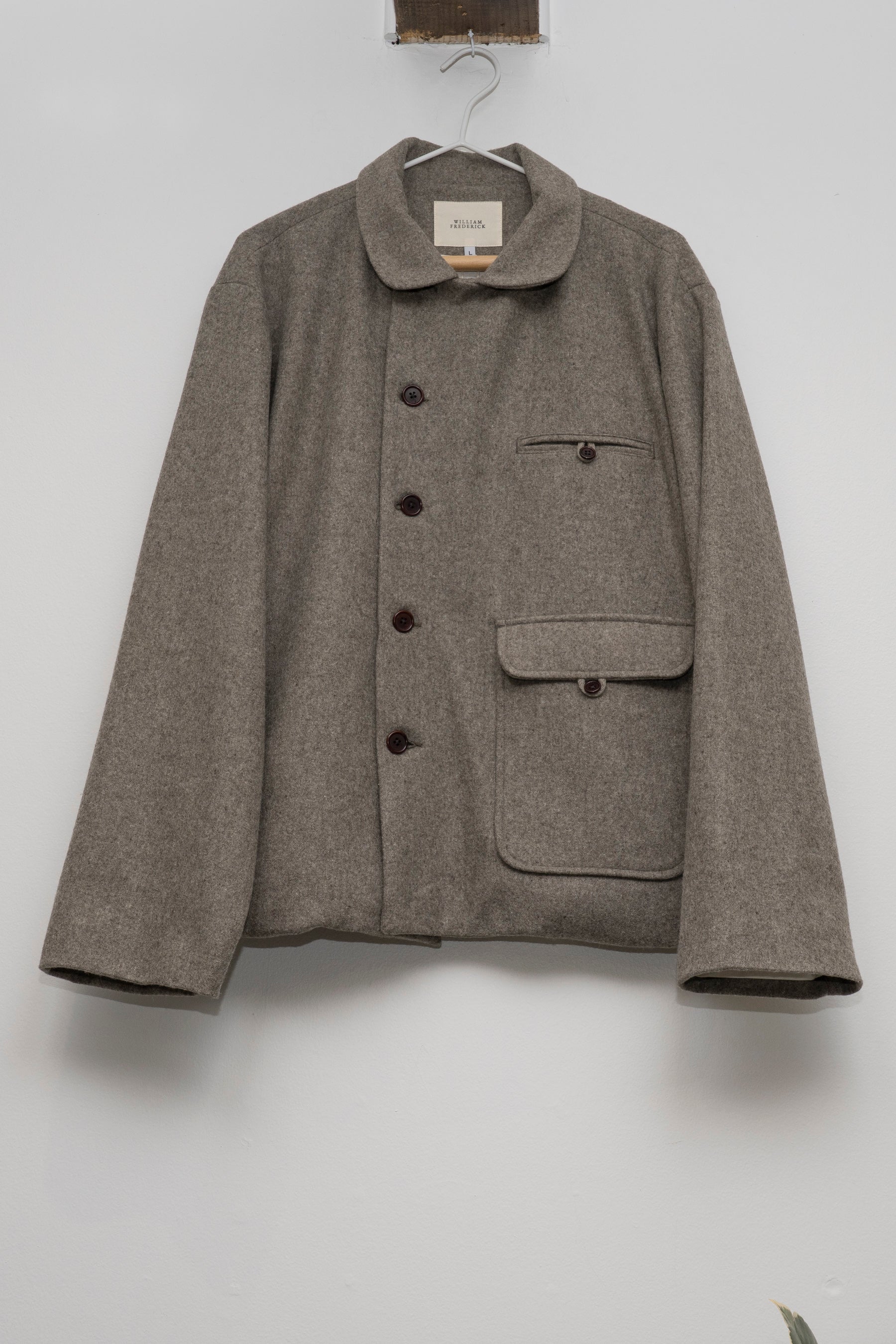 WILLIAM FREDERICK - AIRPORT JACKET IN OAT MELTON – understory-shop