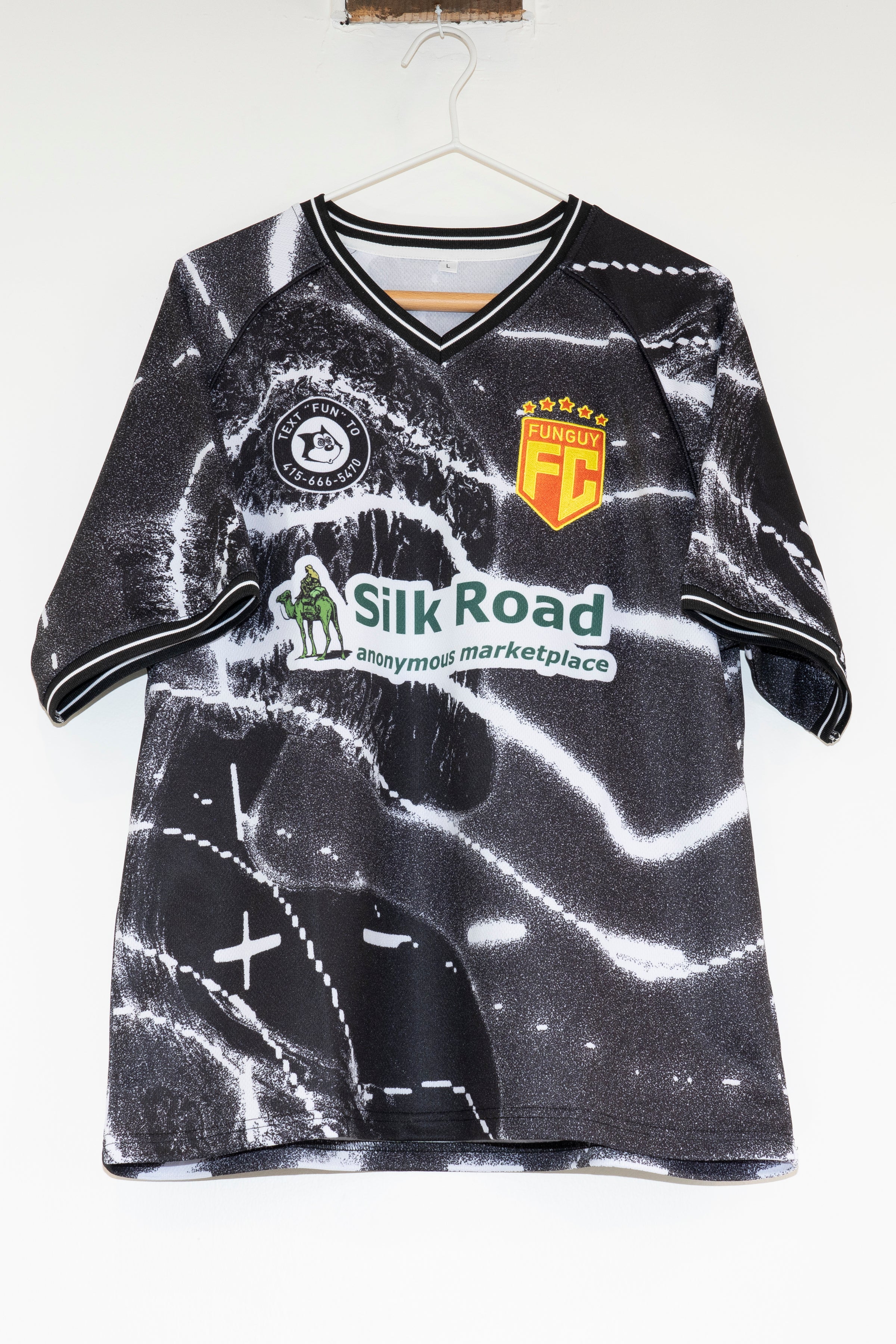 THE FUN GUY - SOCCER JERSEY BLACK – understory-shop
