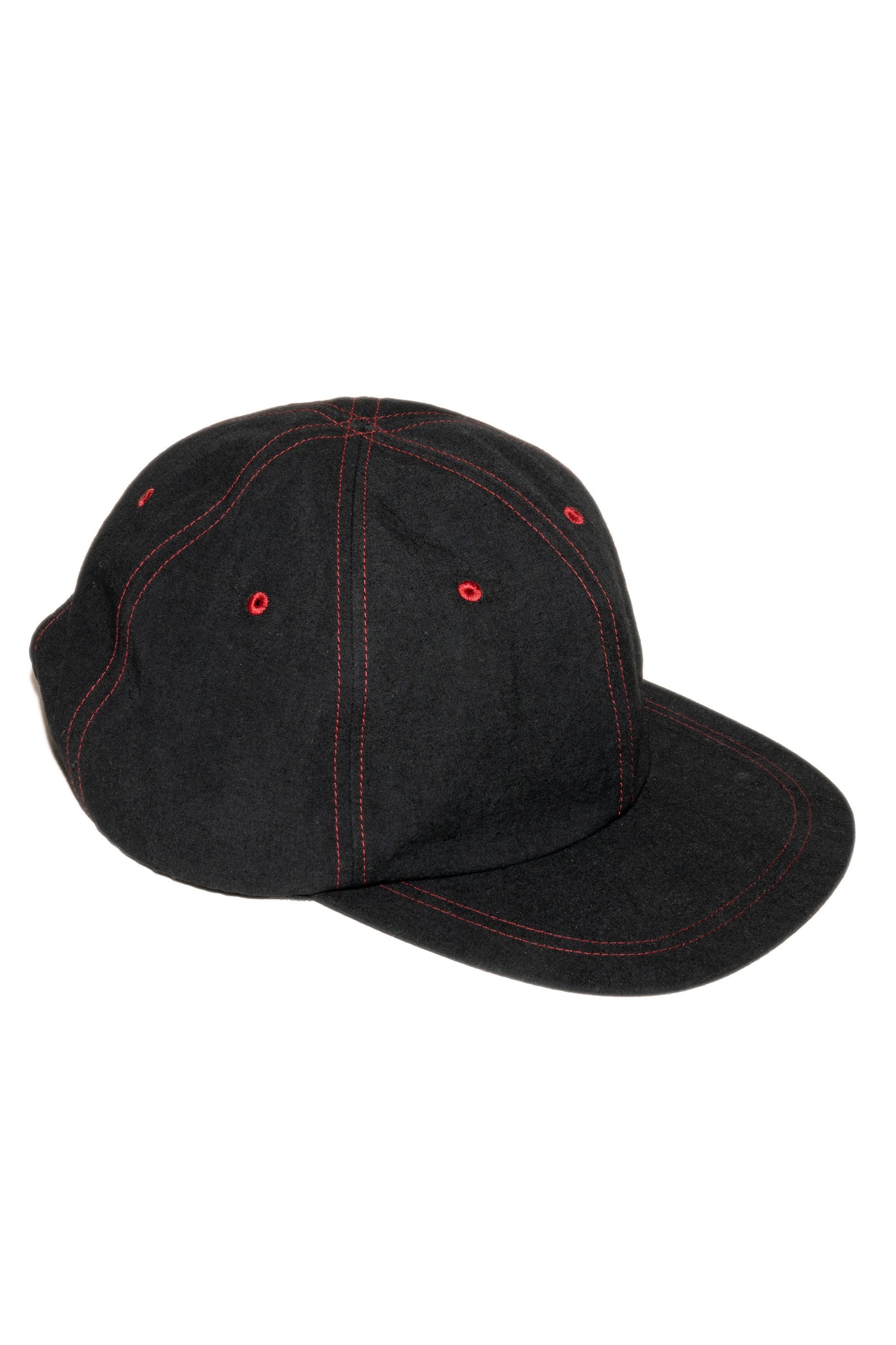 JHAKX - CLASSIC "HEMP" HAT IN BLACK/RED