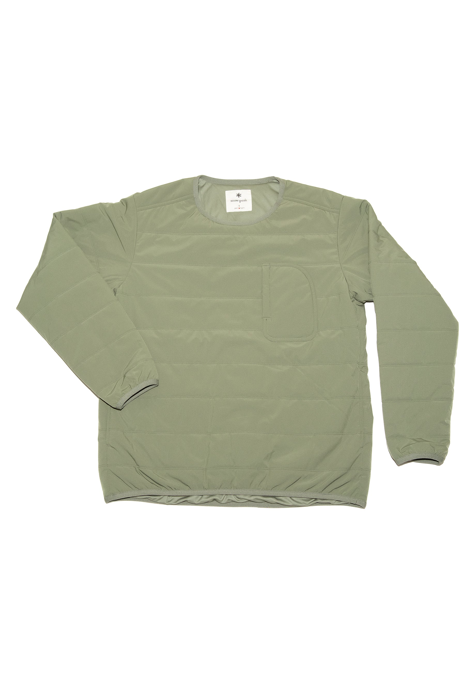FLEXIBLE INSULATED PULLOVER - OLIVE – understory-shop