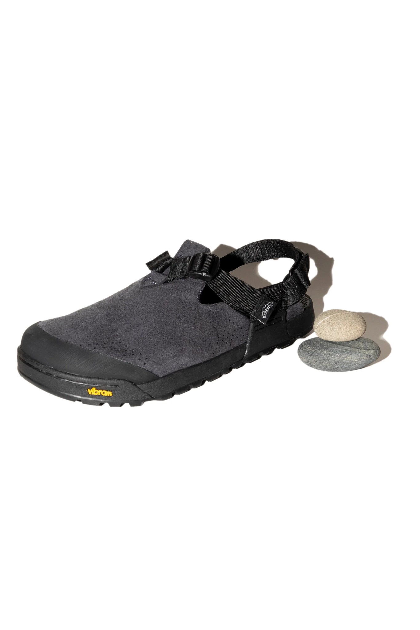 BEDROCK SANDALS - MOUNTAIN CLOG SYNTHETIC SUEDE IN GREY BEDROCK SANDALS - MOUNTAIN CLOG SYNTHETIC SUEDE IN GREY