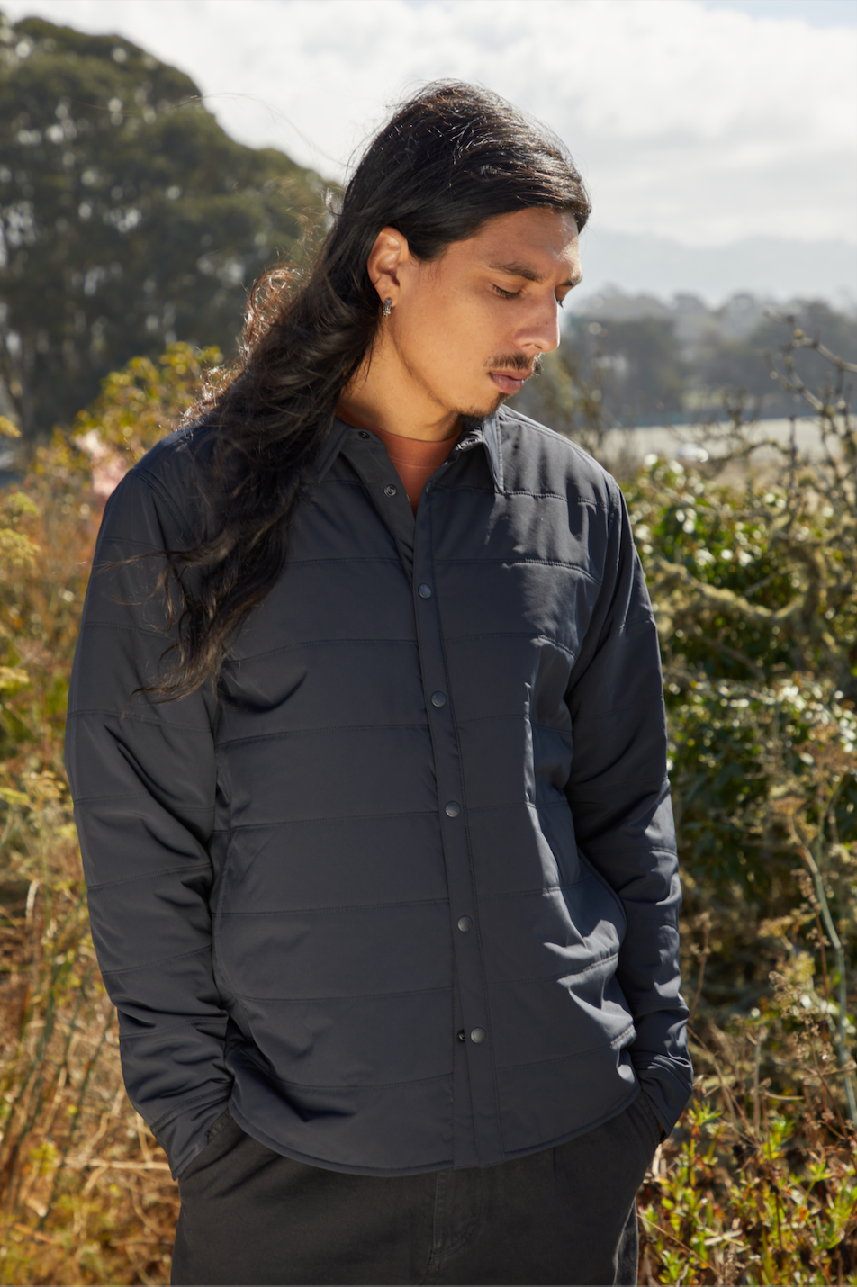 SNOW PEAK - FLEXIBLE INSULATED SHIRT - BLACK – understory-shop SNOW PEAK - FLEXIBLE INSULATED SHIRT - BLACK – understory-shop