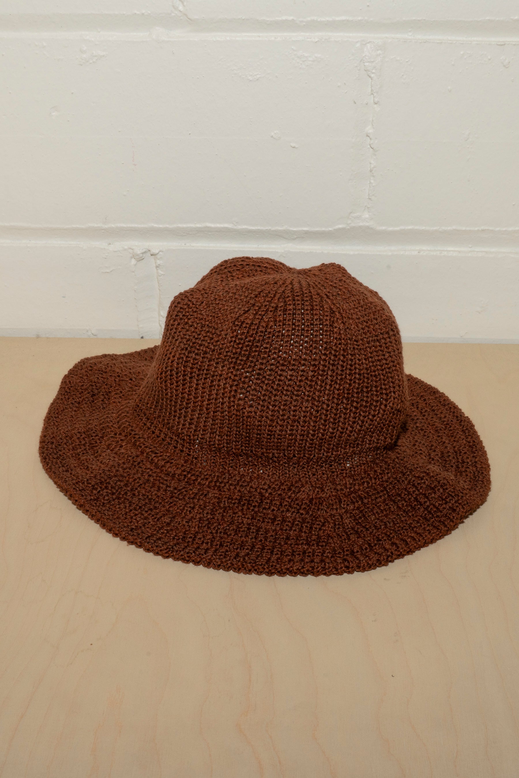 FOUND FEATHER - BELL HAT IN BROWN – understory-shop