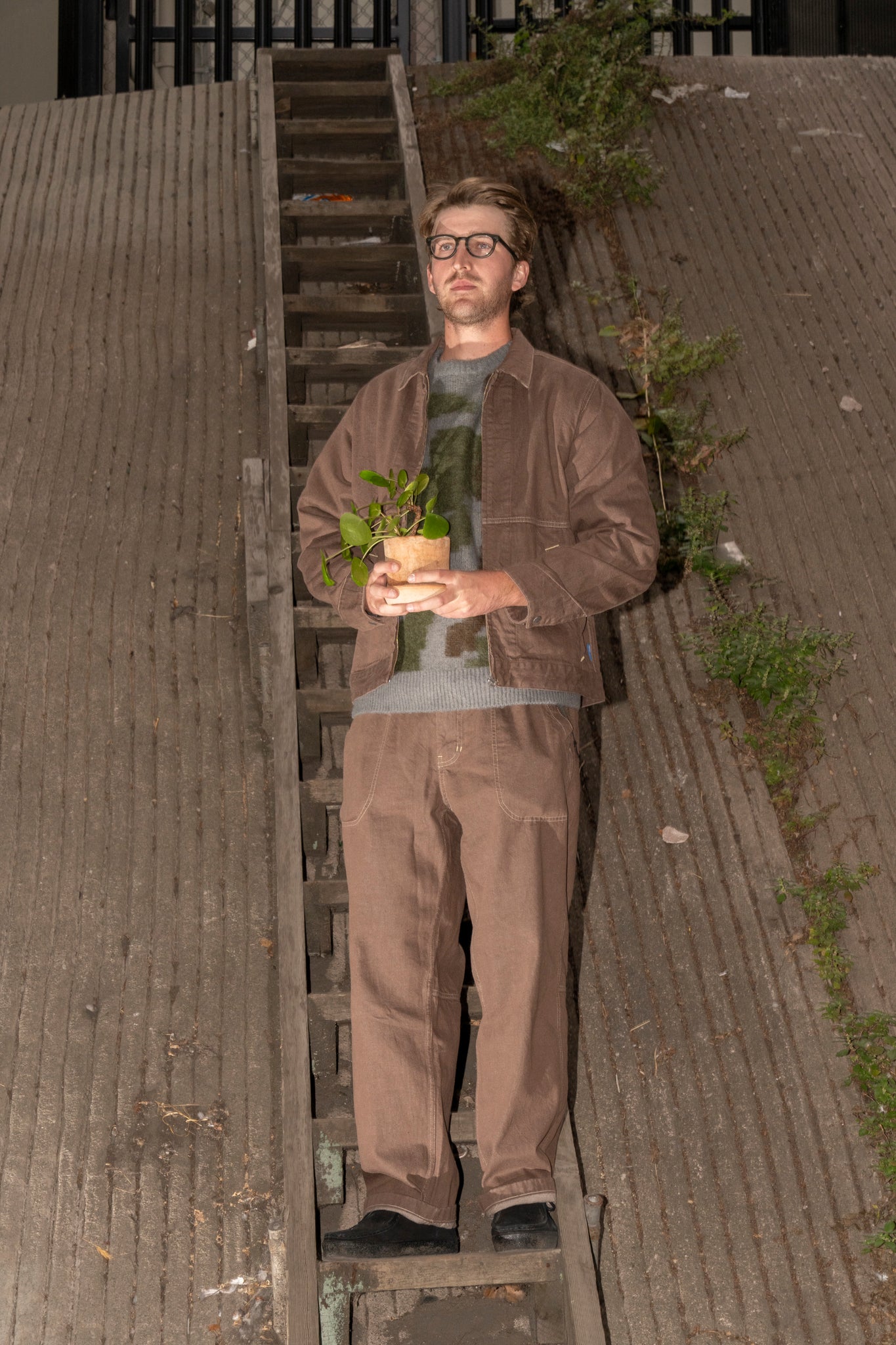 GRAMICCI - JAPANESE DENIM JACKET IN AMBER