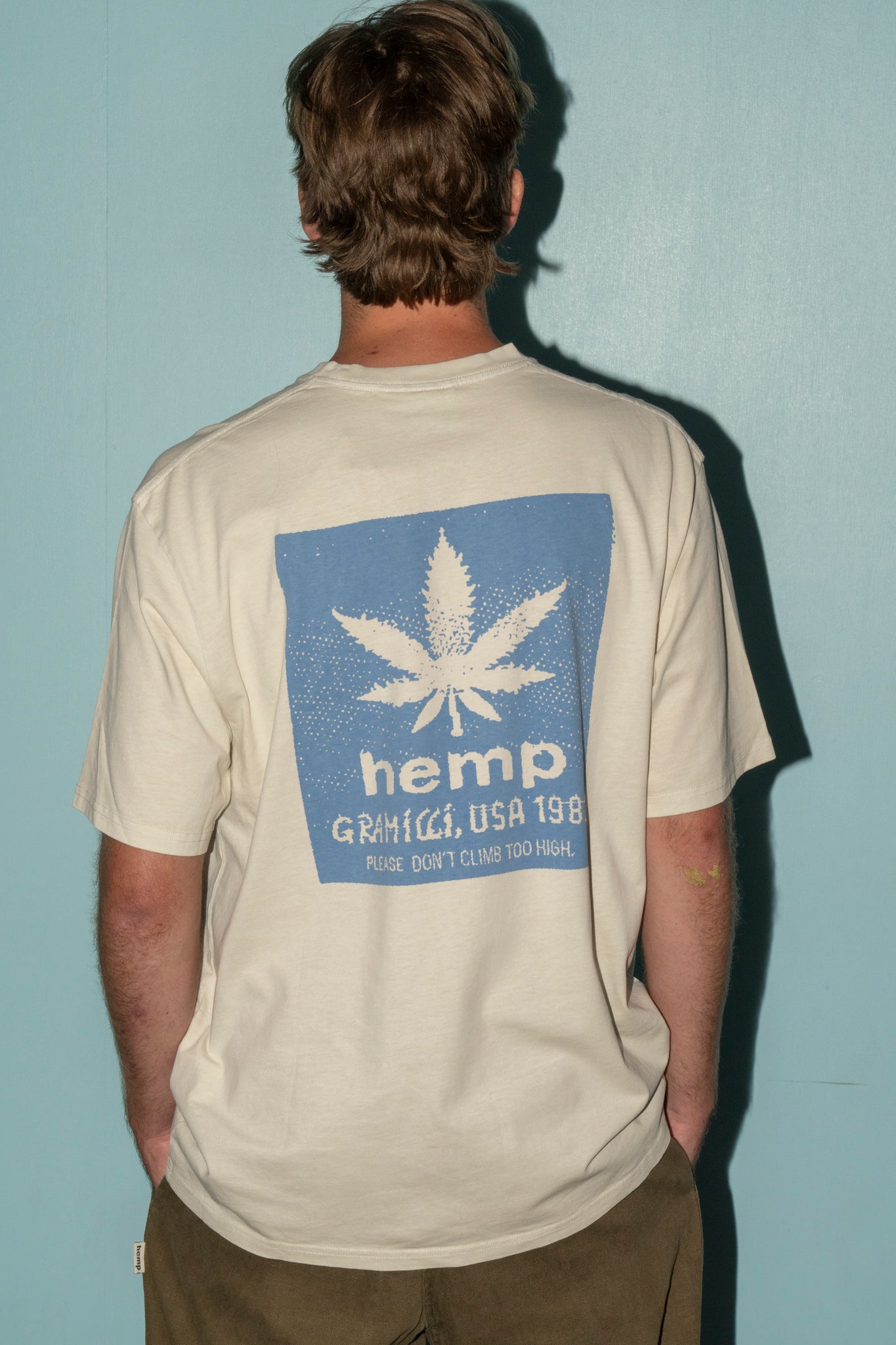 GRAMICCI - HEMP T-SHIRT IN NATURAL PIGMENT