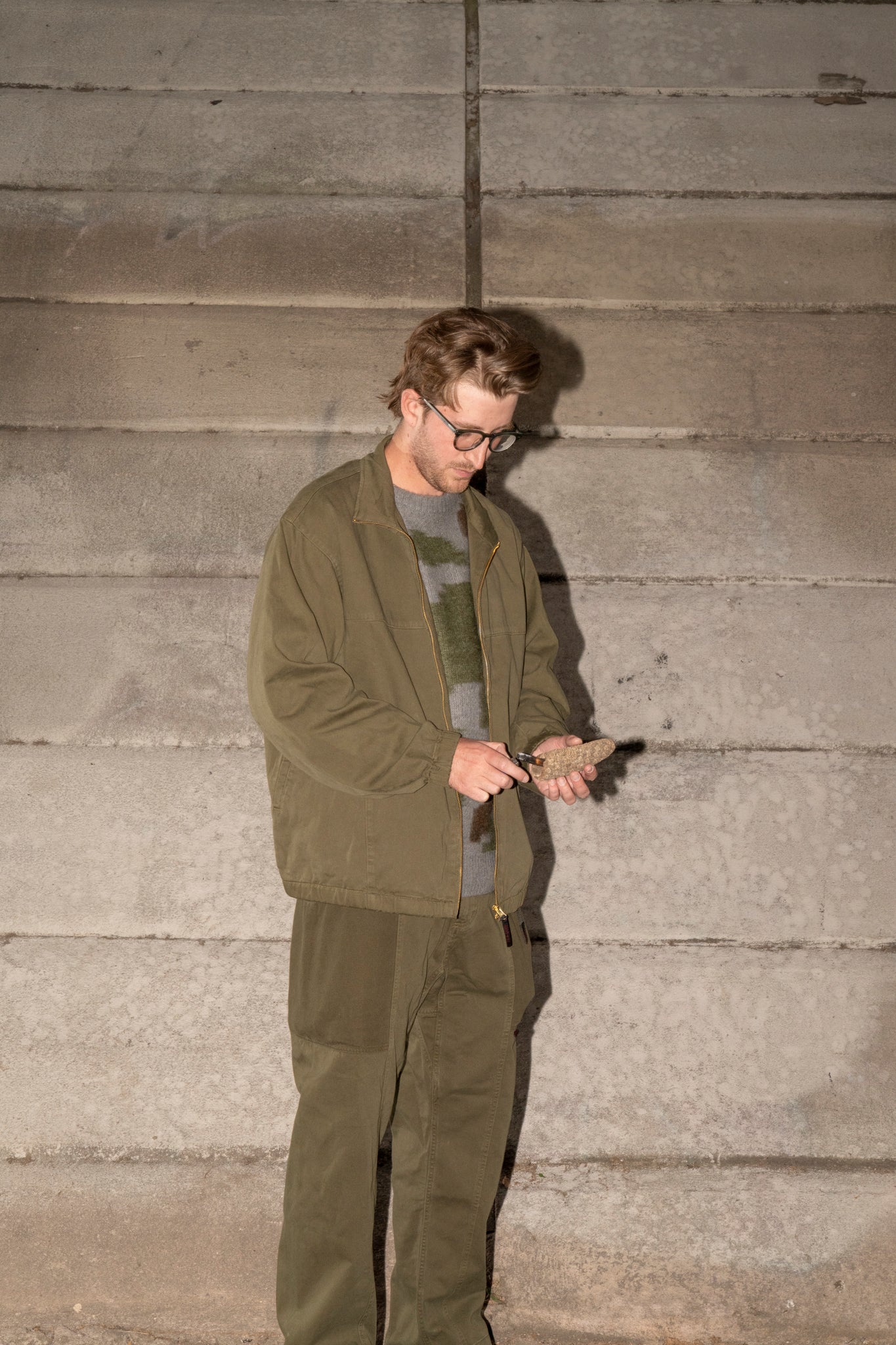 GRAMICCI - TWILL AROUND JACKET IN PINE