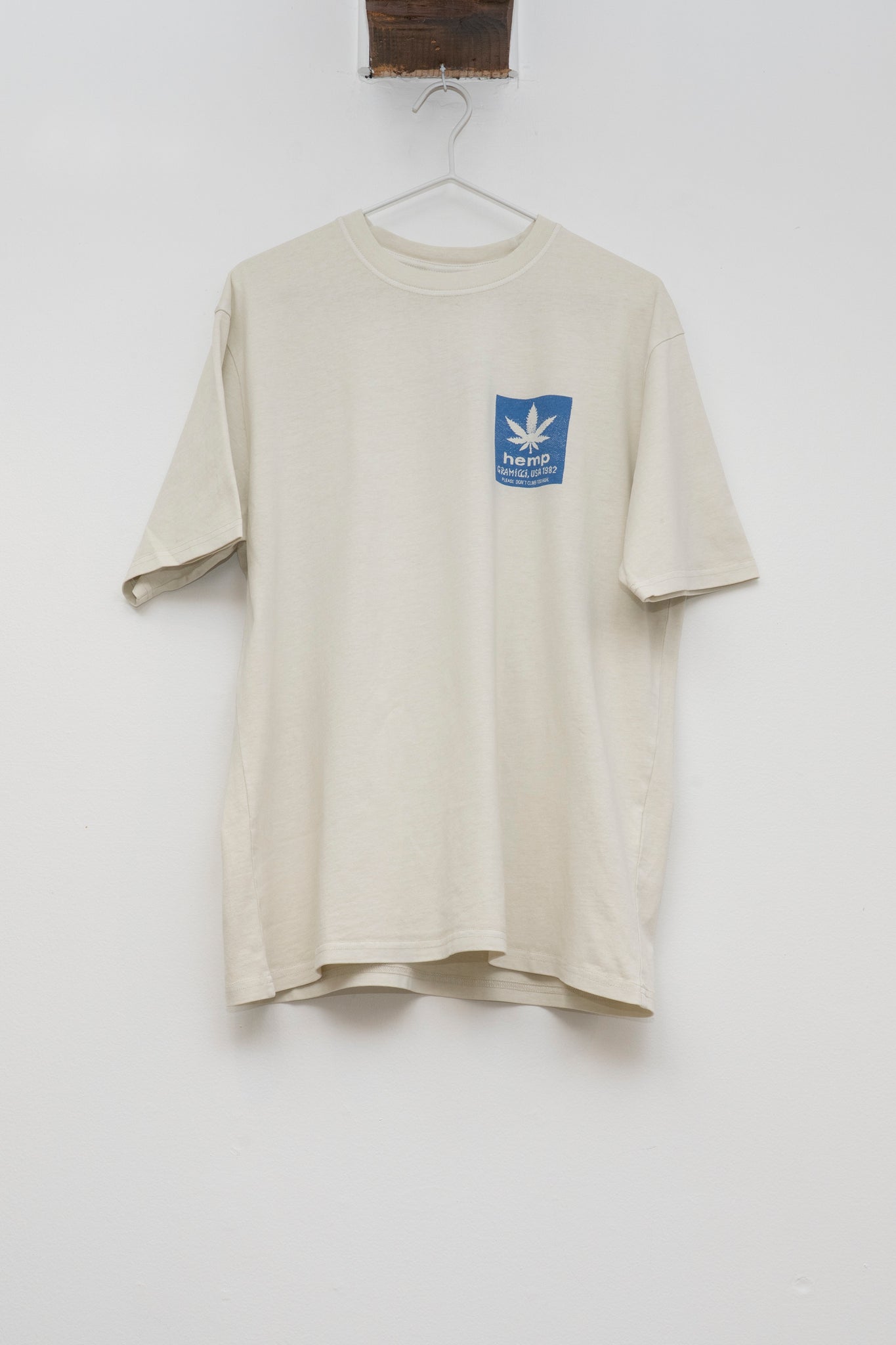 GRAMICCI - HEMP T-SHIRT IN NATURAL PIGMENT