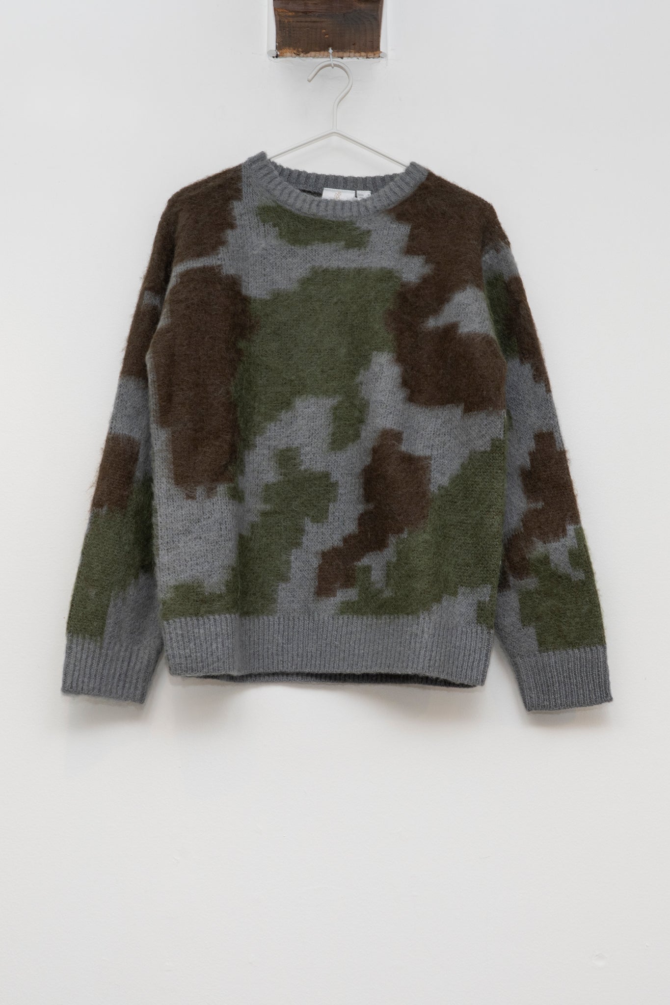 GRAMICCI - MOHAIR SWEATER IN JUNGLE DIGI CAMO