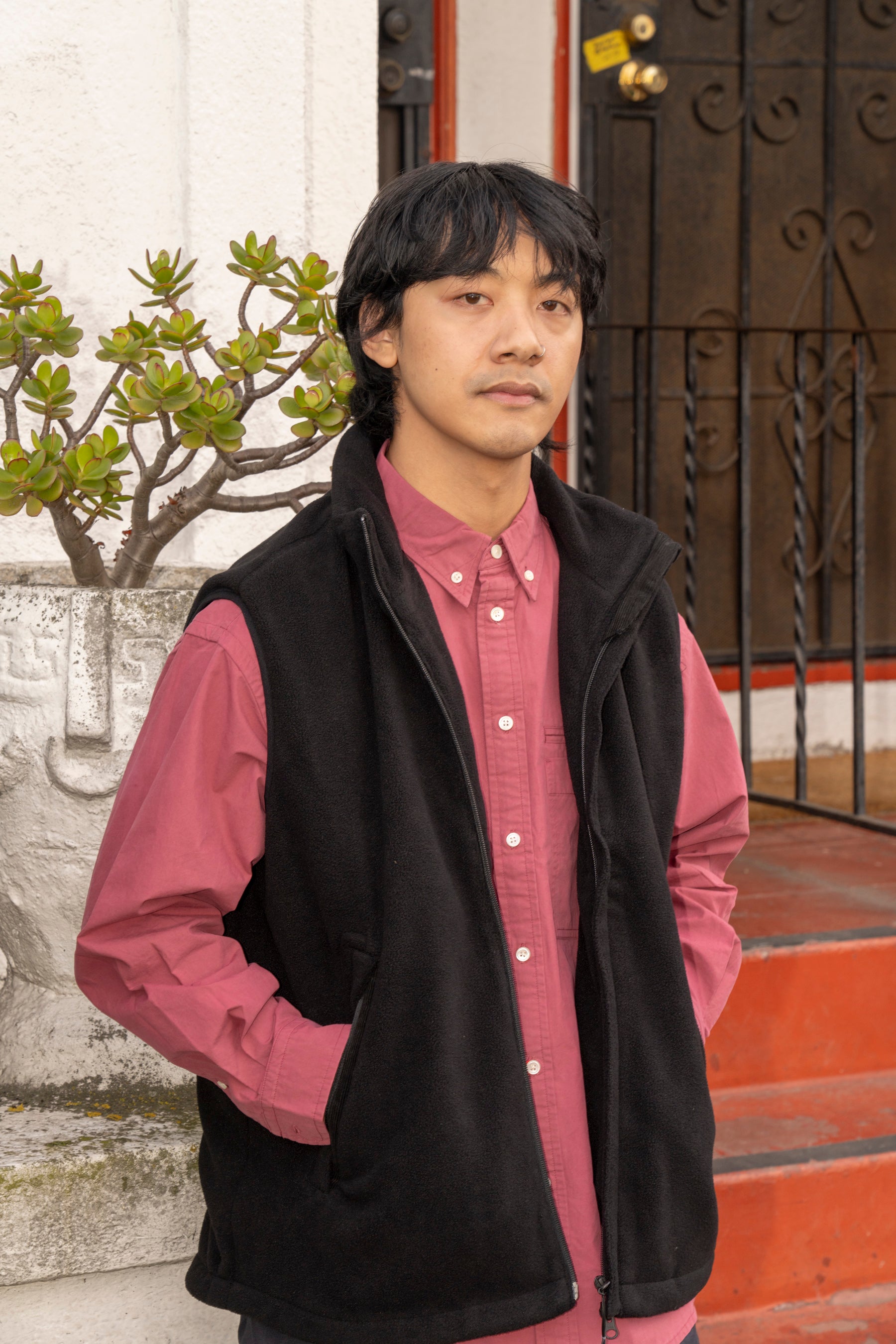NEITHERS - SURVIVOR FLEECE VEST IN BLACK – understory-shop