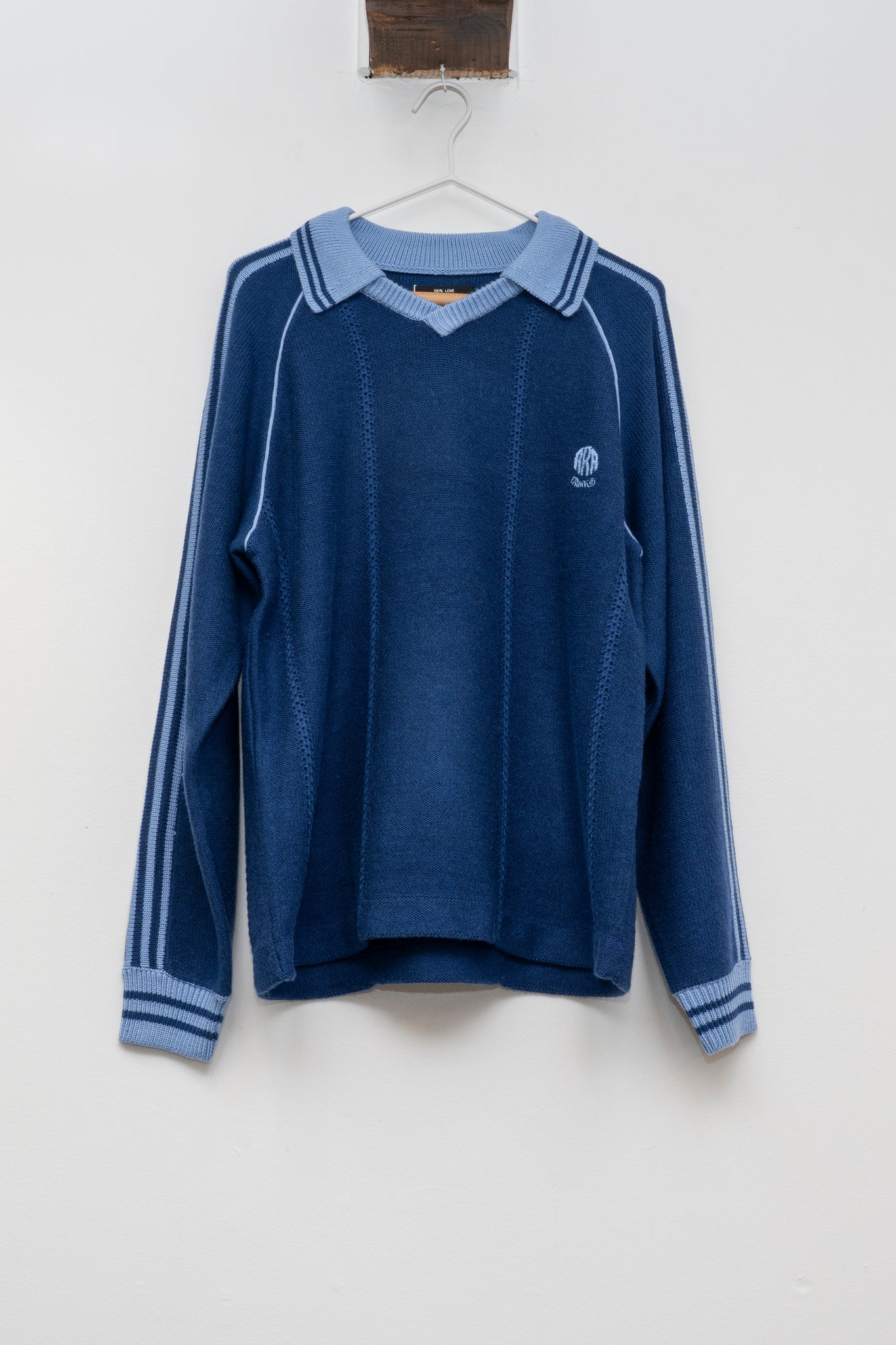 RICE NINE TEN - KNIT SOCCER JERSEY IN NAVY