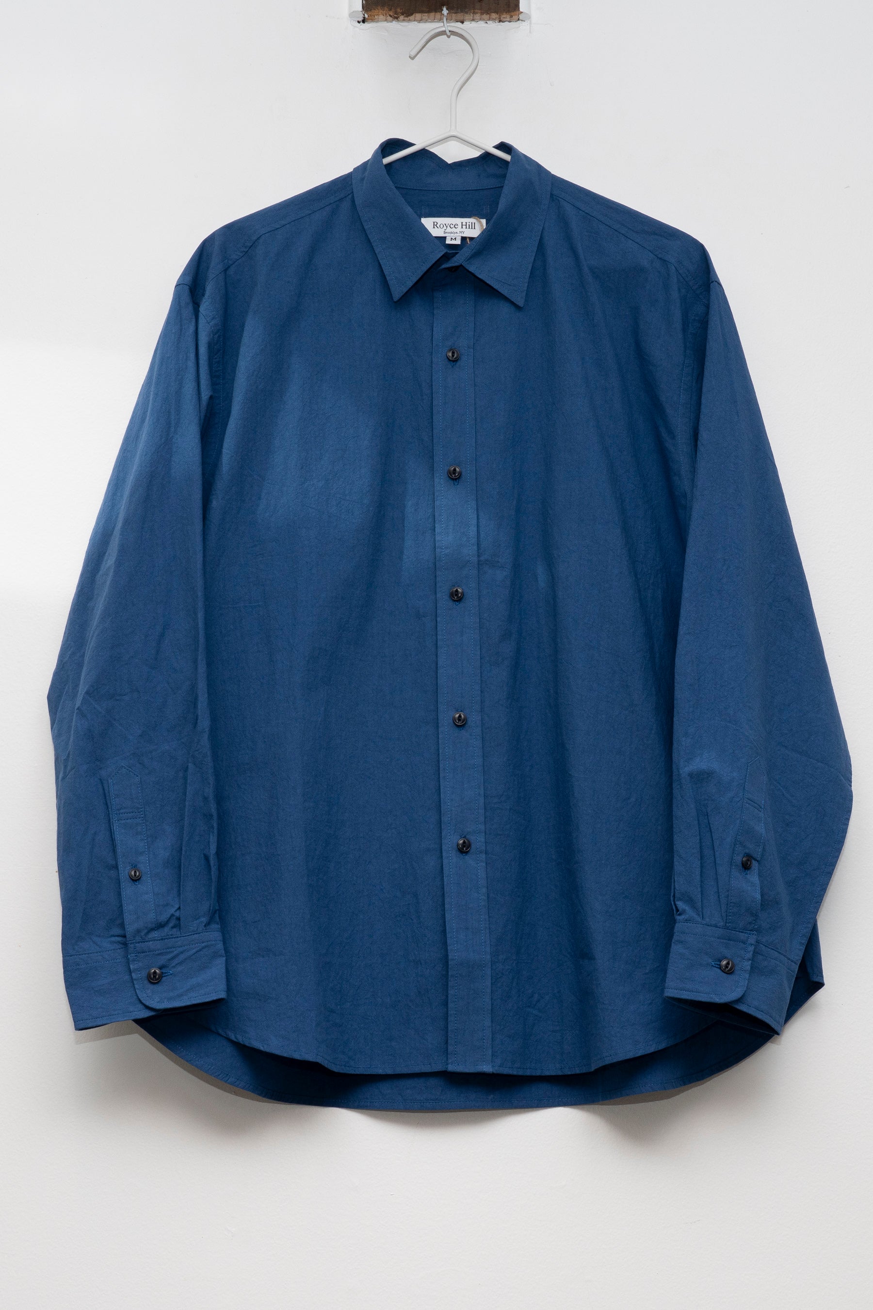 ROYCE HILL - BROAD SHIRT IN BLUE TYPEWRITER CLOTH – understory-shop