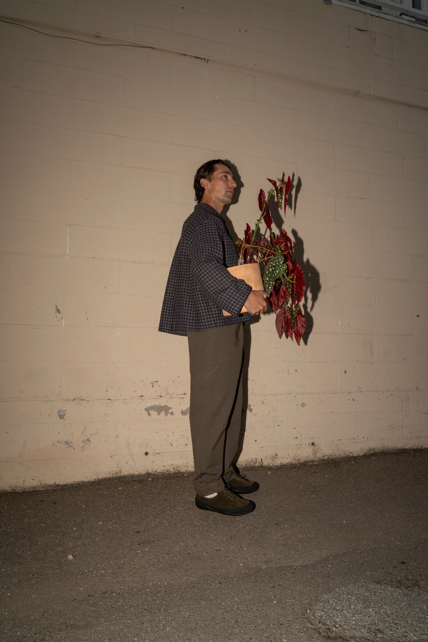 WILLIAM FREDERICK - CAFE SHIRT IN PLAID GAUZE