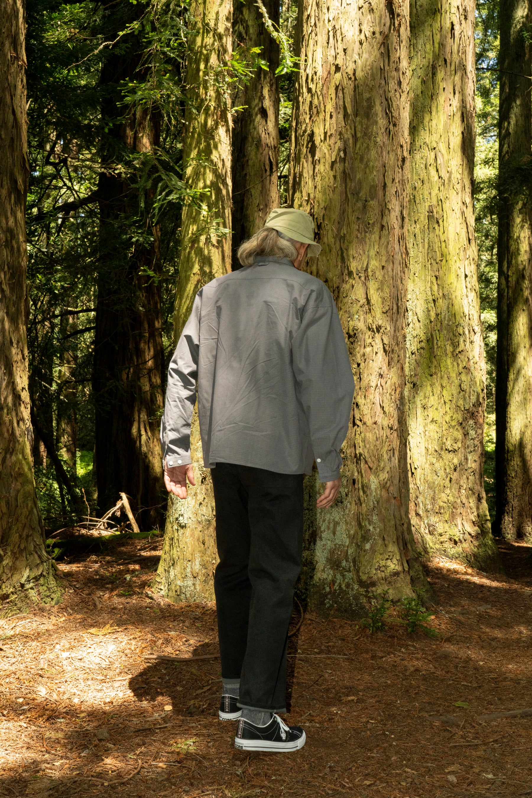 NOROLL / THROUGH SOLID SHIRTS 【L】 NOROLL, UNEVENNESS L/S TEE | not wonder store