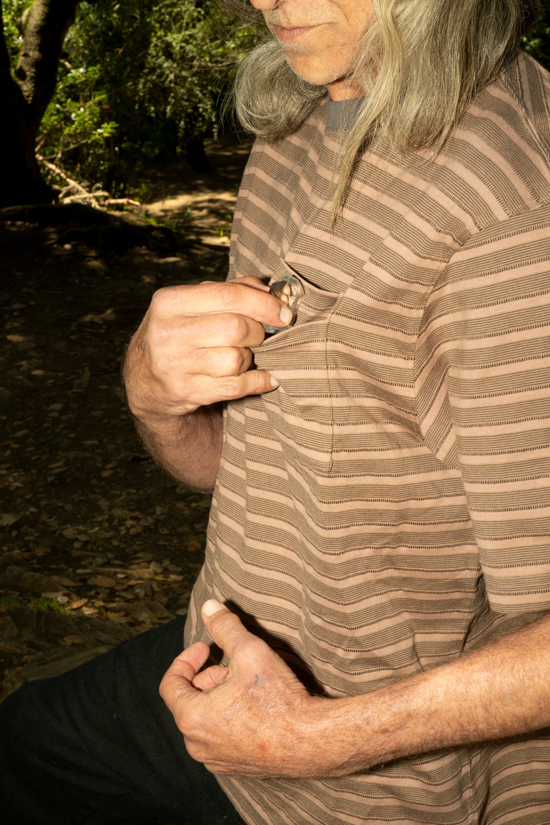 トップス NOROLL UNEVENNESS S/S TEE DEVELOPMENT BY NOROLL - UNEVENNESS S/S TEE IN SOIL BROWN