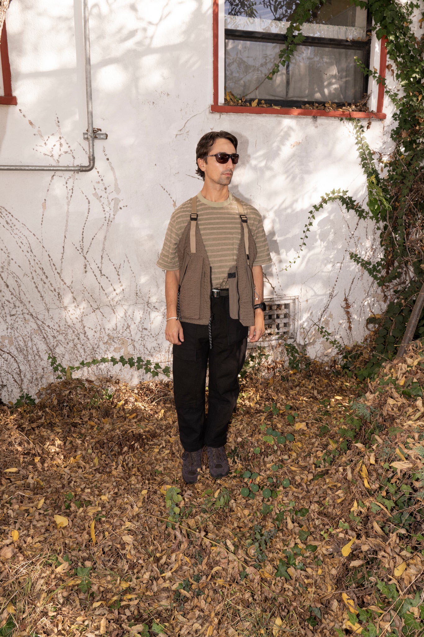 EARTH\STUDIES - UTILITY VEST IN PONDEROSA KANTHA