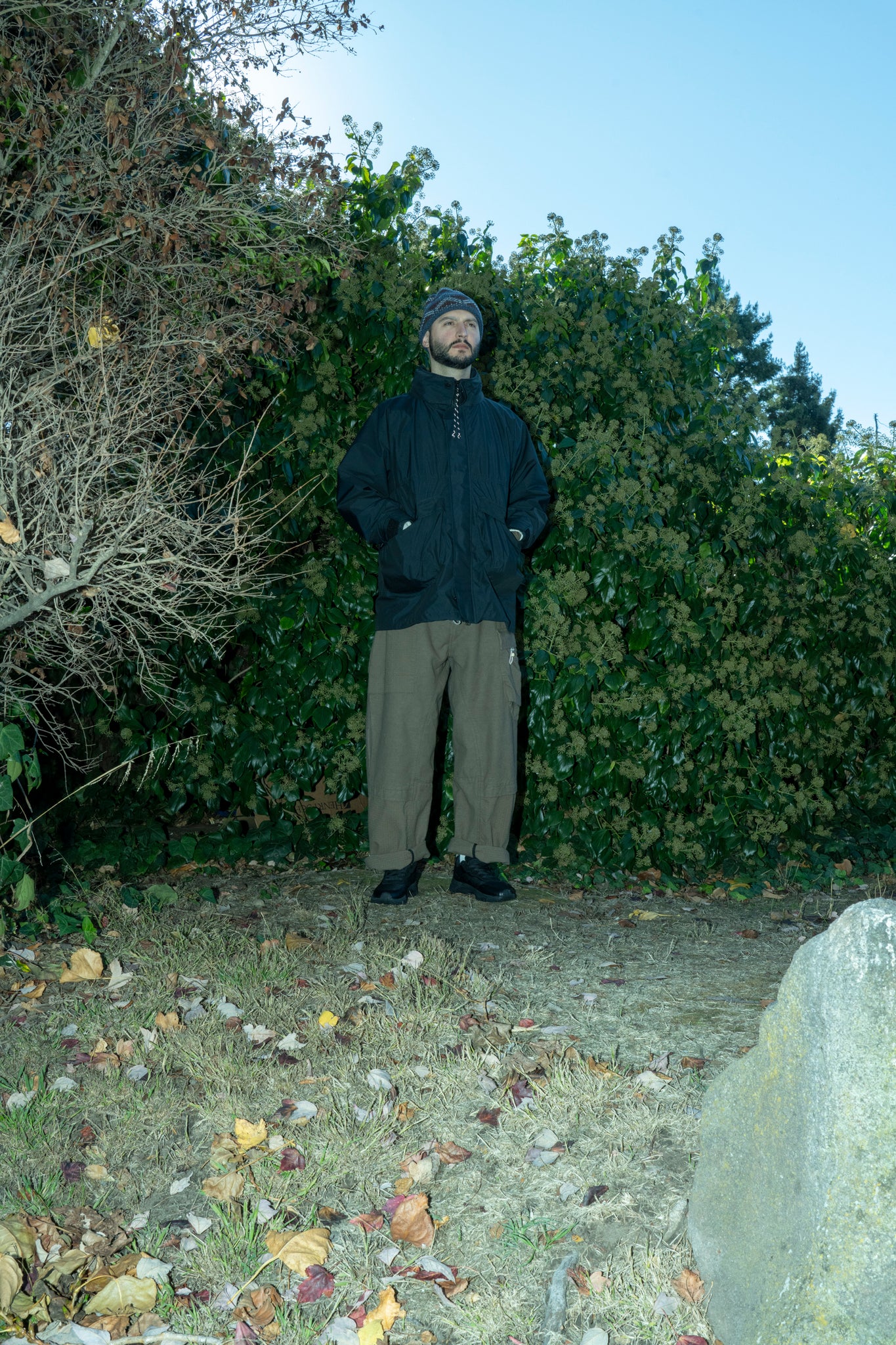 EARTH\STUDIES - SU-103 CARAPACE JACKET IN SLATE