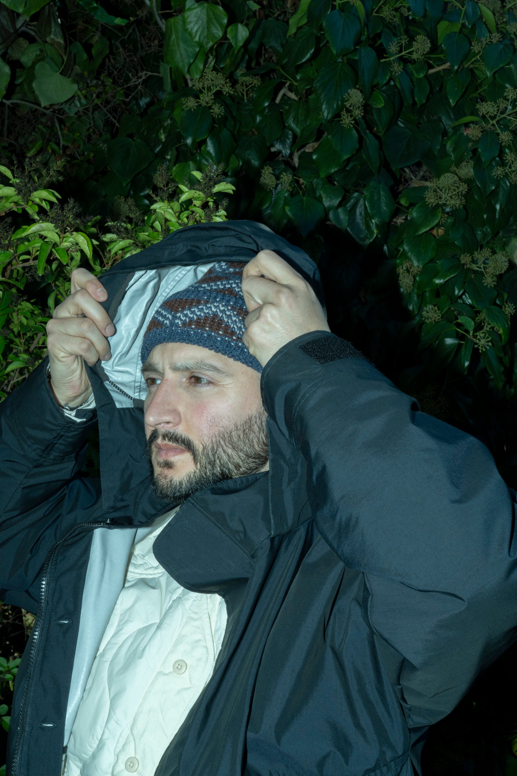 EARTH\STUDIES - SU-103 CARAPACE JACKET IN SLATE – understory-shop
