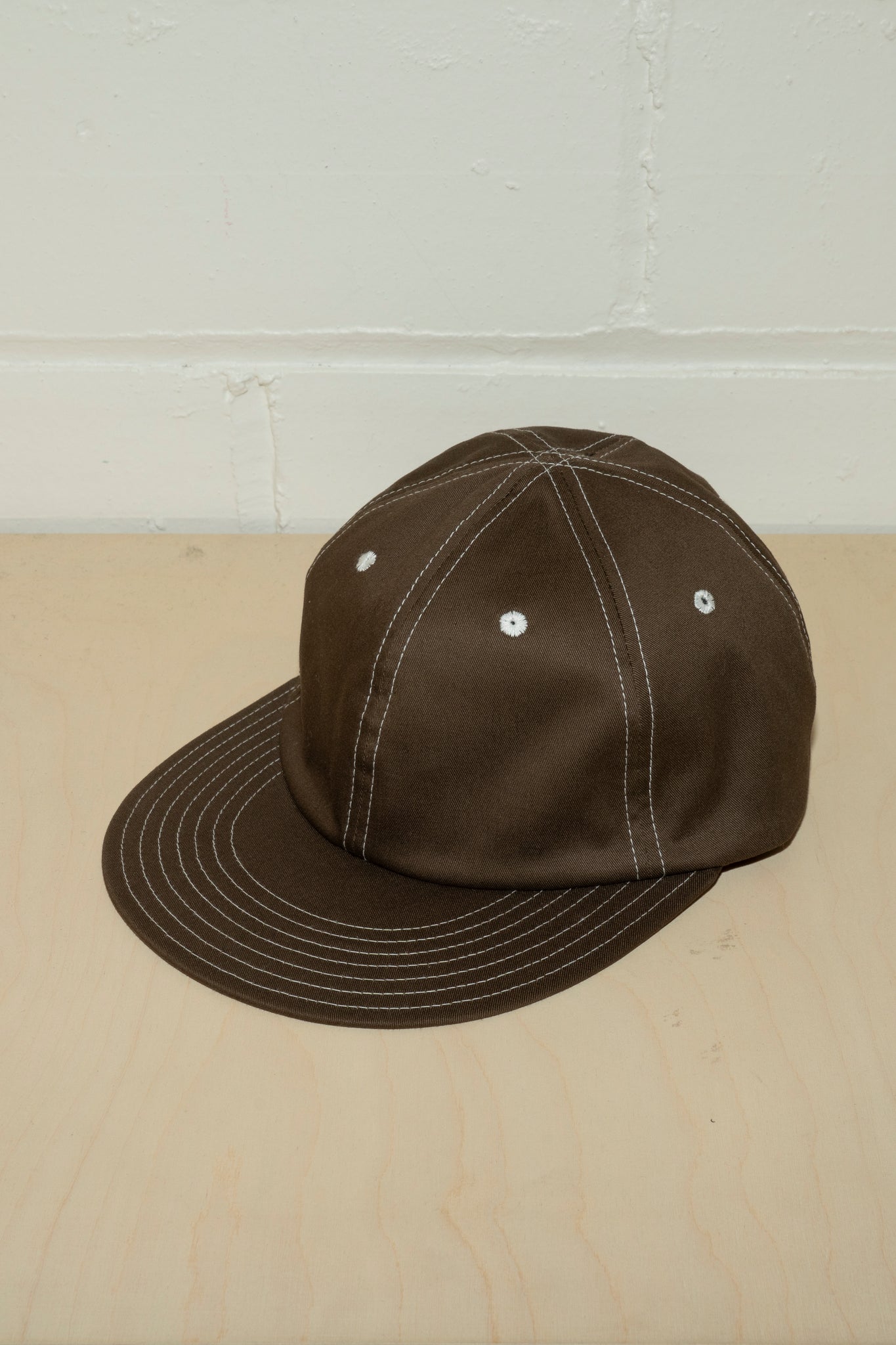 FOUND FEATHER - CLASSIC 6 PANEL IN BROWN CHINO