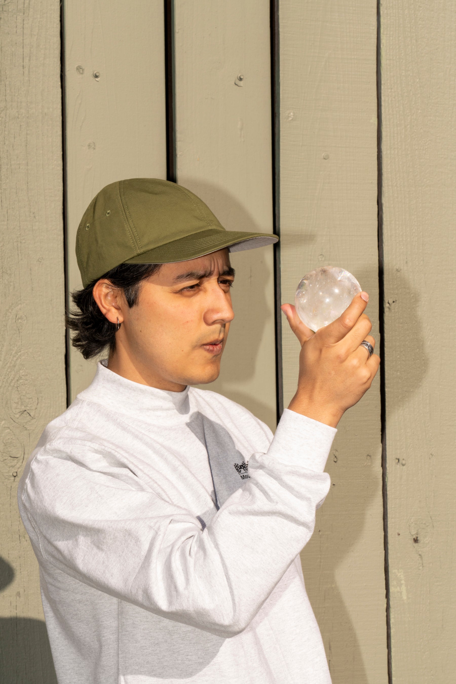 FOUND FEATHER コーデュロイキャップ Halfmoon Cap Smoke Brown by Found Feather - Meadow