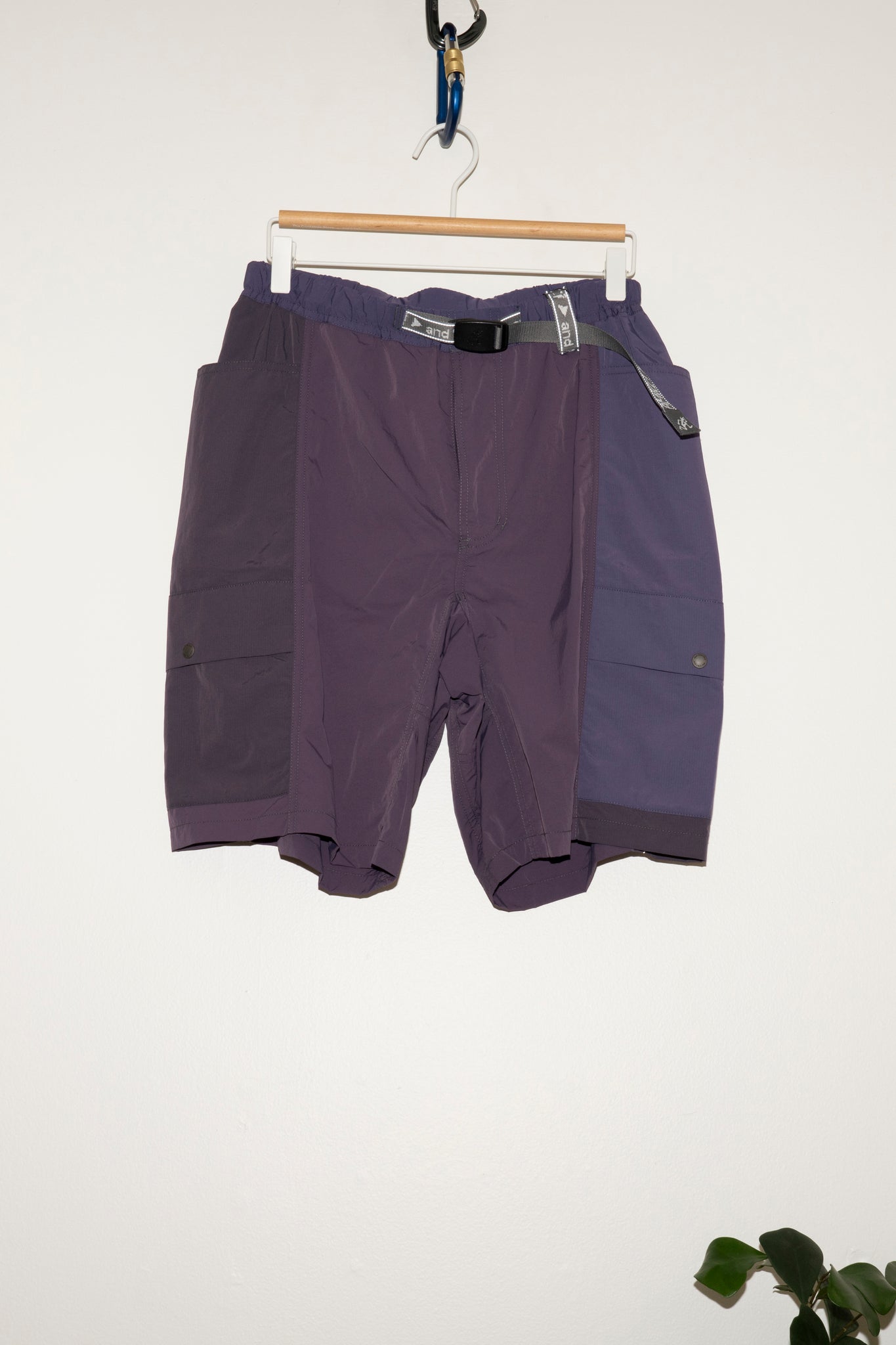 GRAMICCI - PATCHWORK WIND SHORT IN MULTI PURPLE