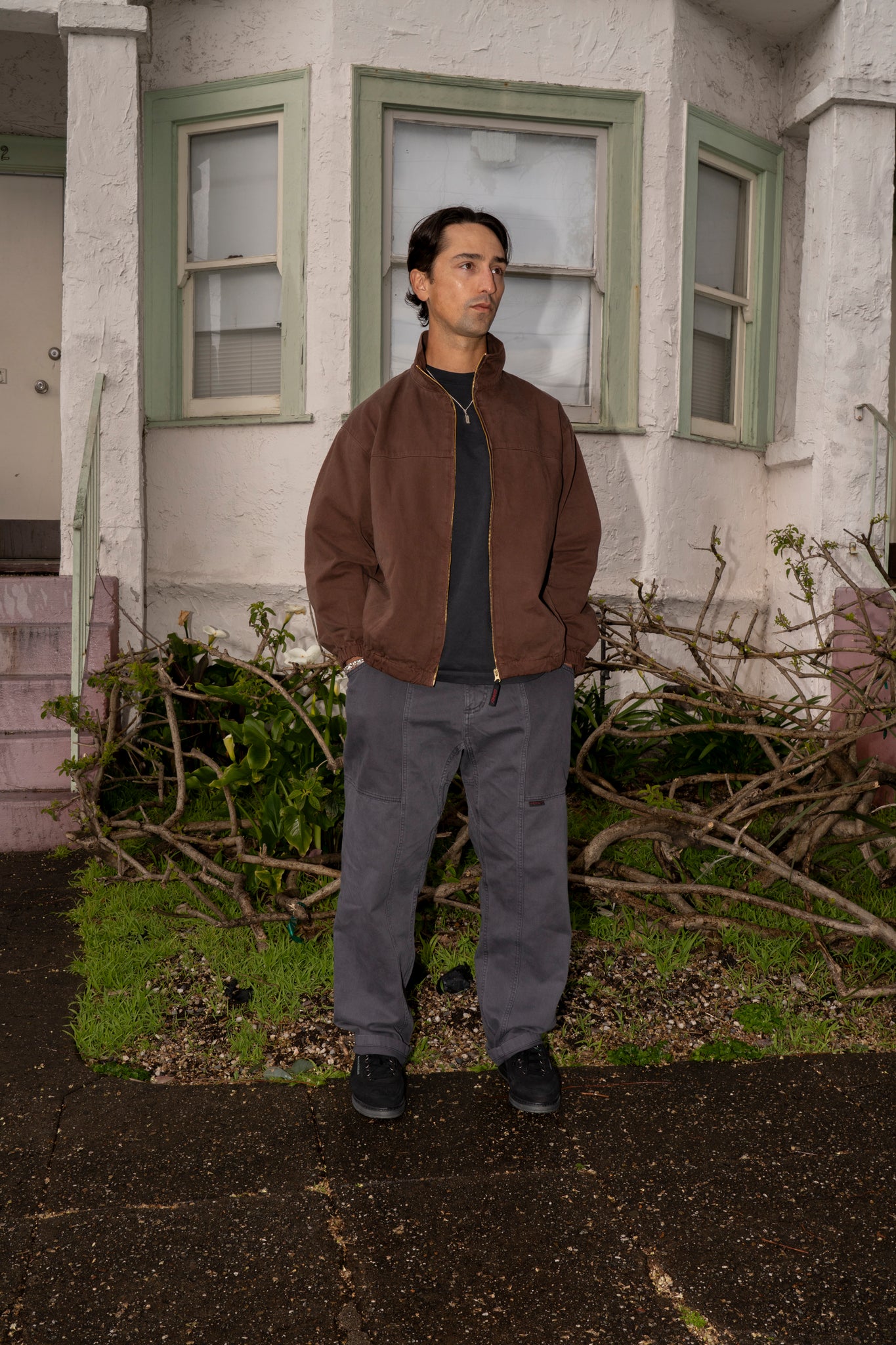 GRAMICCI - TWILL AROUND JACKET IN TOBACCO