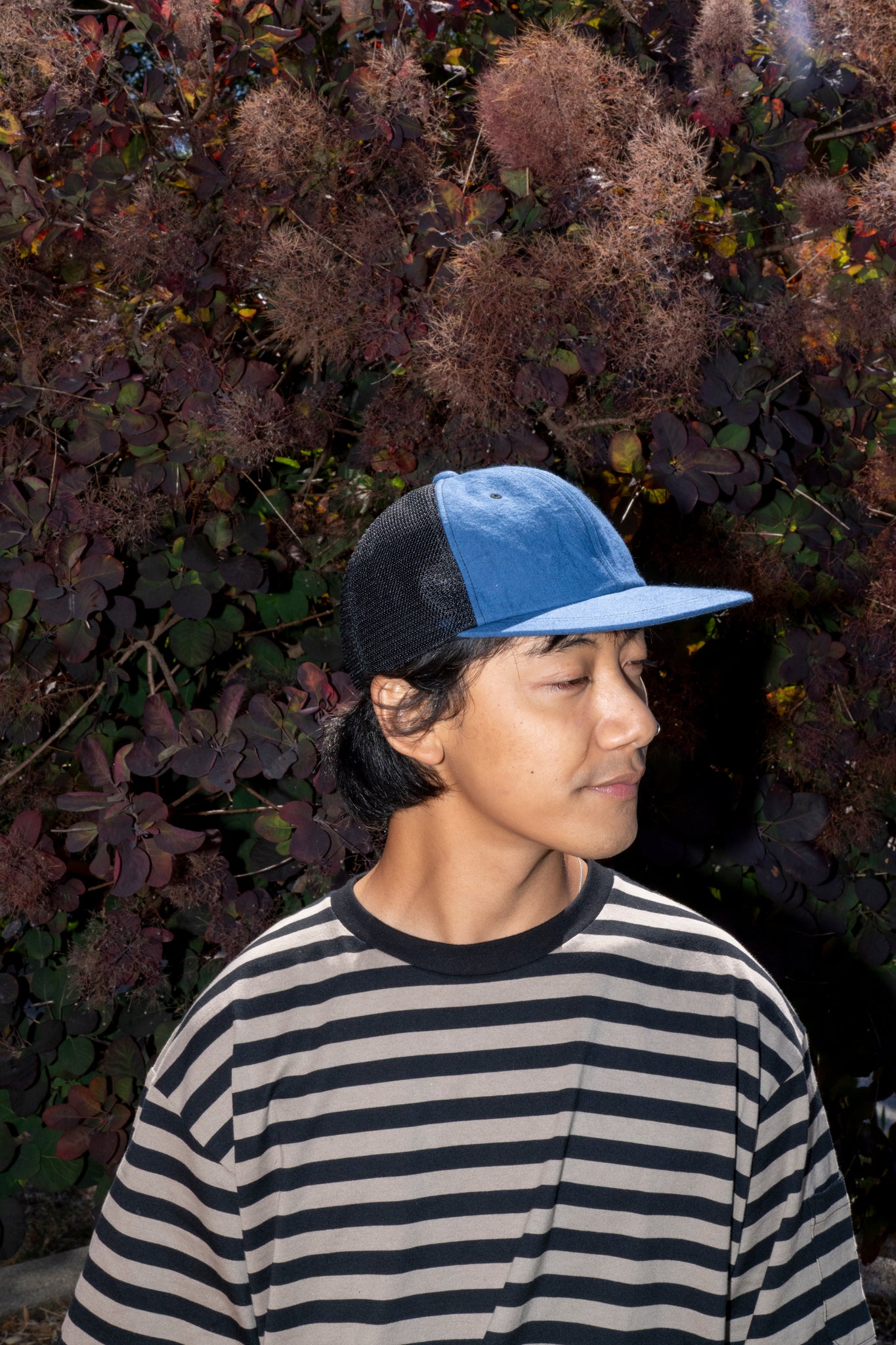 JHAKX - MESH HAT IN BLUE