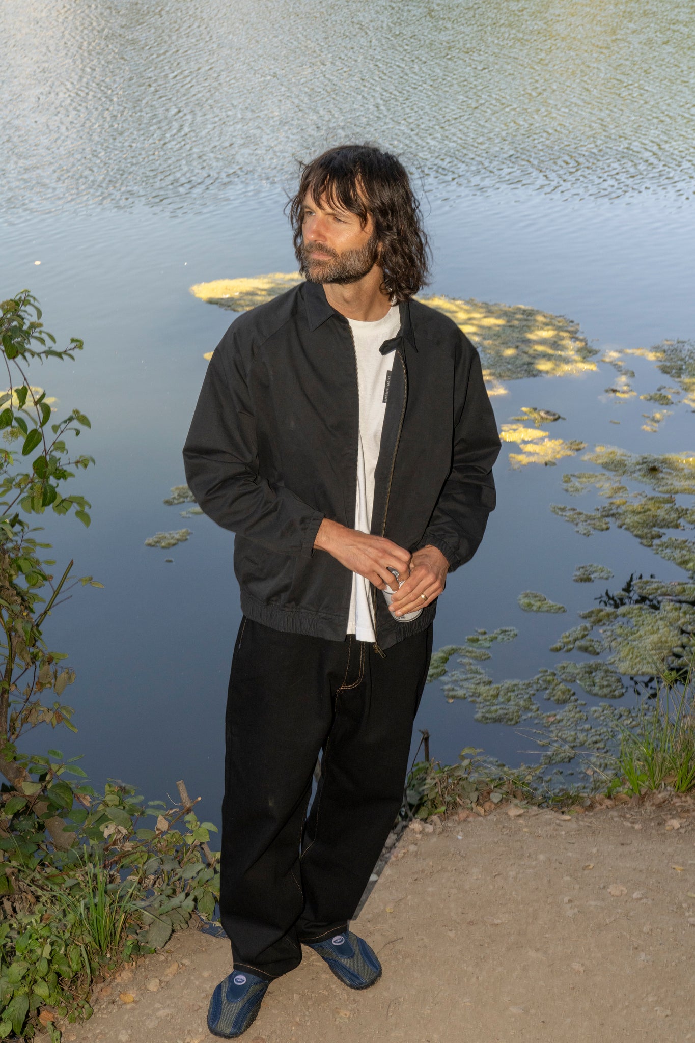 JHAKX - KEEP COOL DRIZZLER JACKET SMOKE BLACK