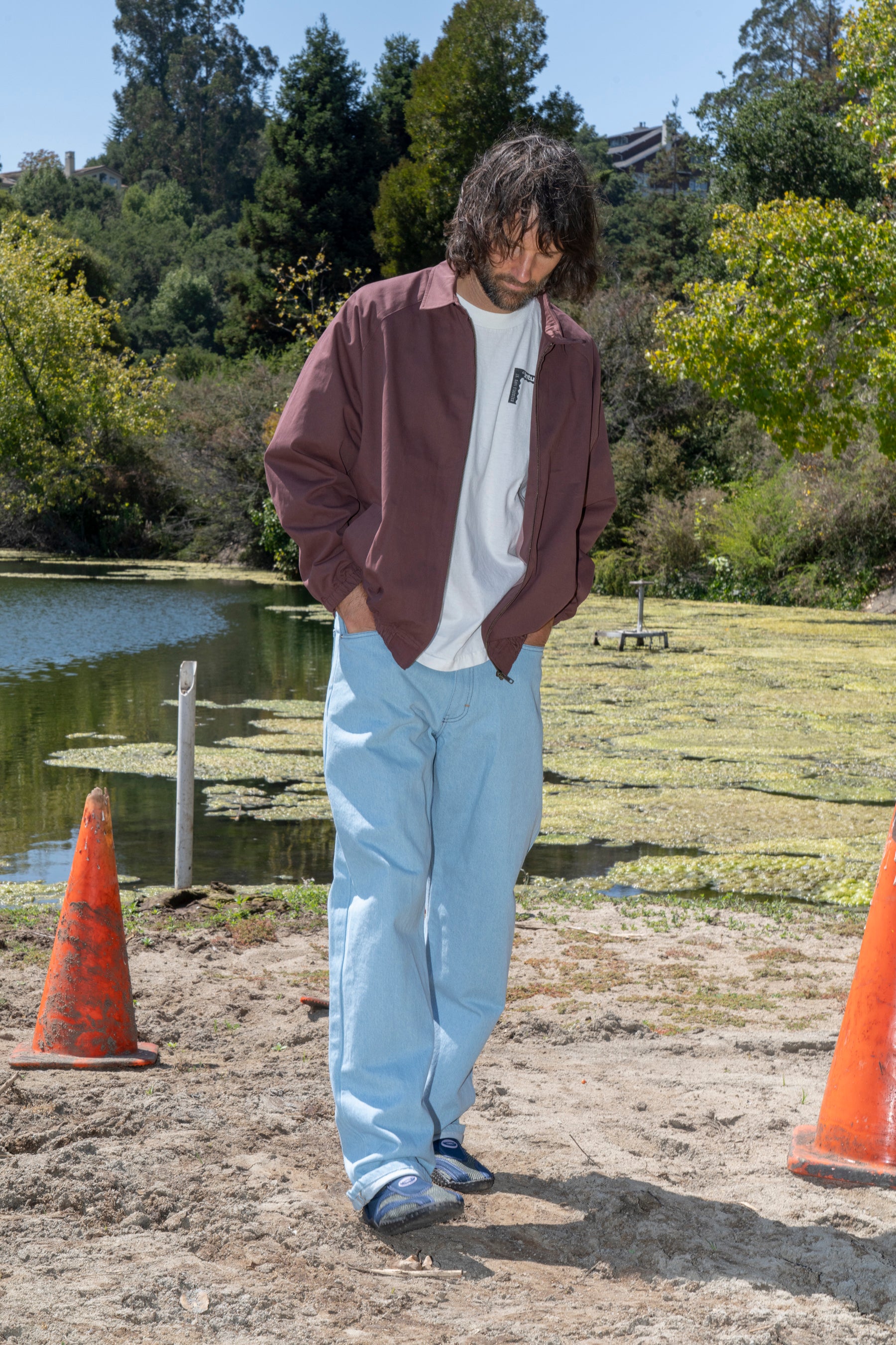 JHAKX - KEEP COOL DRIZZLER JACKET SMOKE BROWN – understory-shop