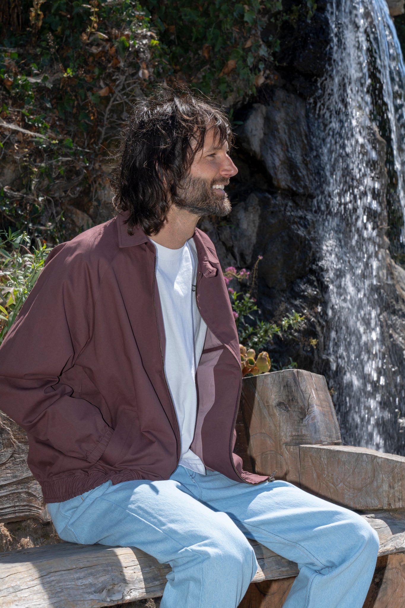 JHAKX - KEEP COOL DRIZZLER JACKET SMOKE BROWN