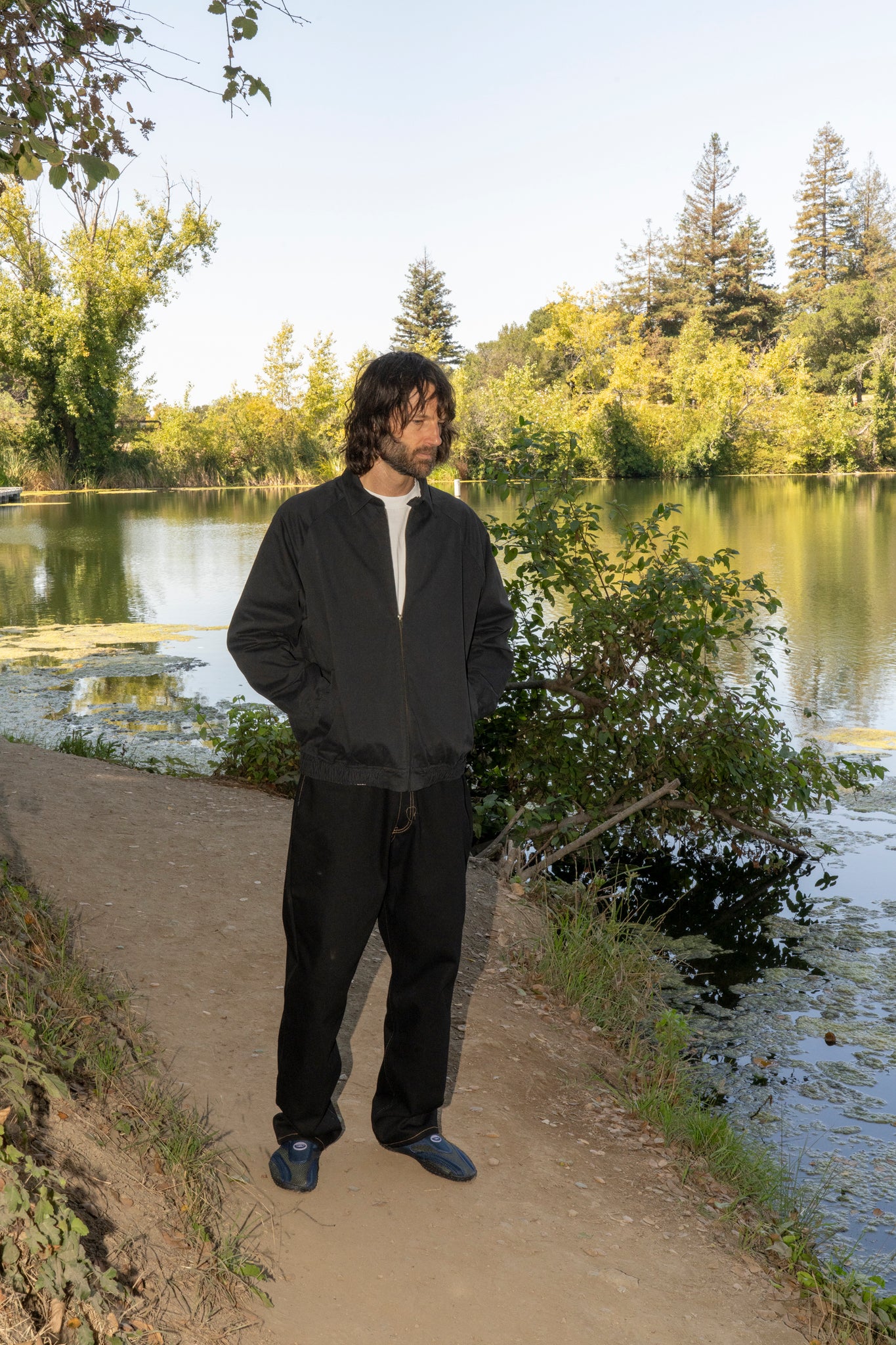 JHAKX - KEEP COOL DRIZZLER JACKET SMOKE BLACK