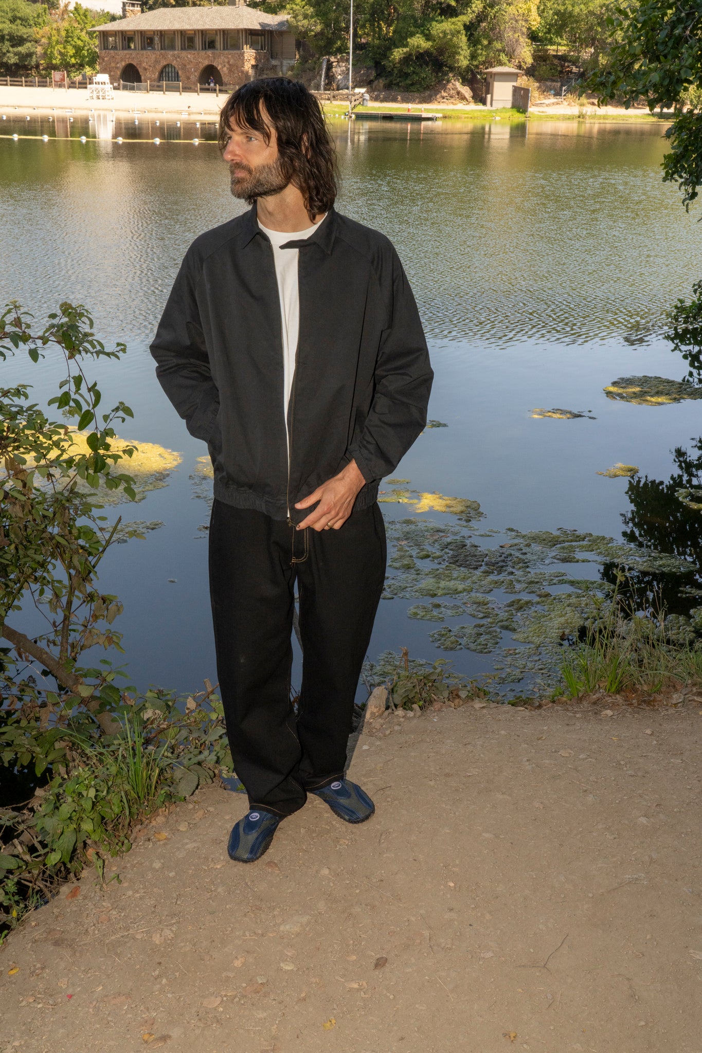 JHAKX - KEEP COOL DRIZZLER JACKET SMOKE BLACK