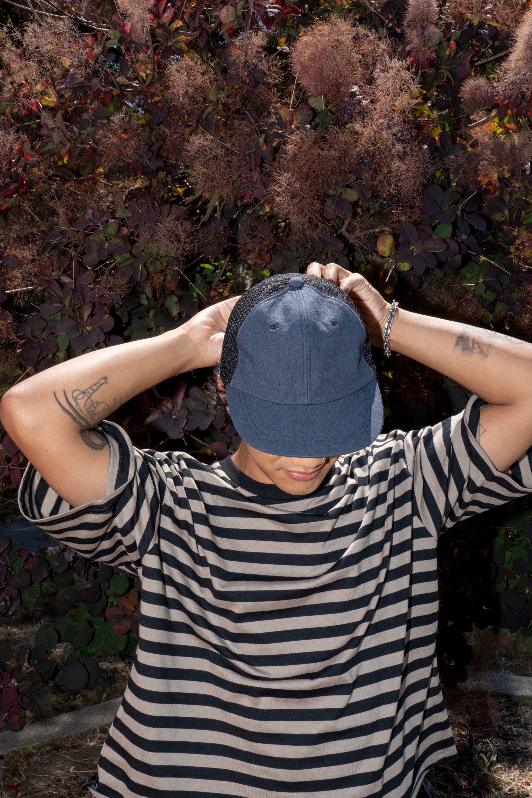 帽子 JHAKX \"Fluffy Hemp Hat's\" NAVY JHAKX 