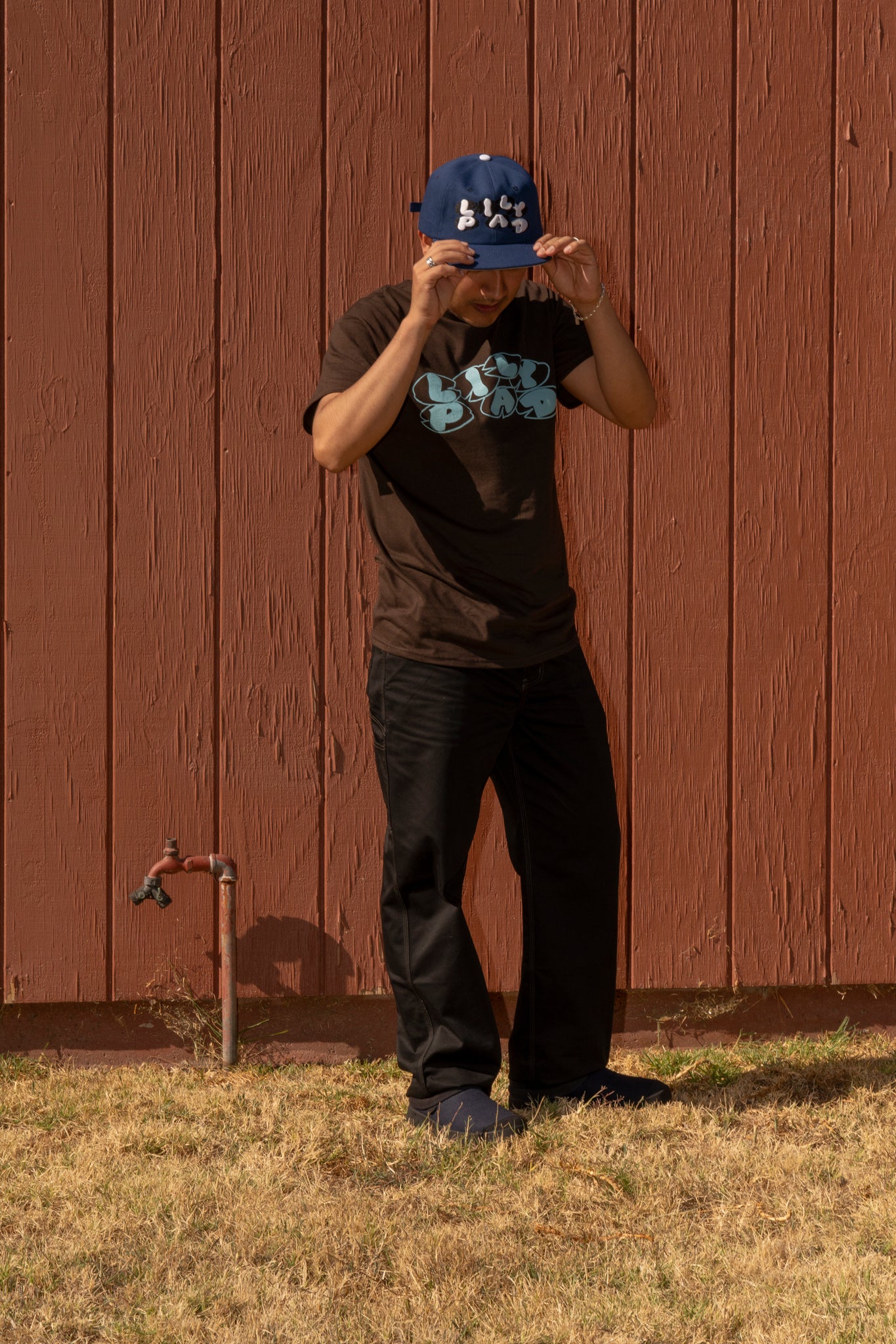 LILYPAD - LOGO 6 PANEL IN NAVY