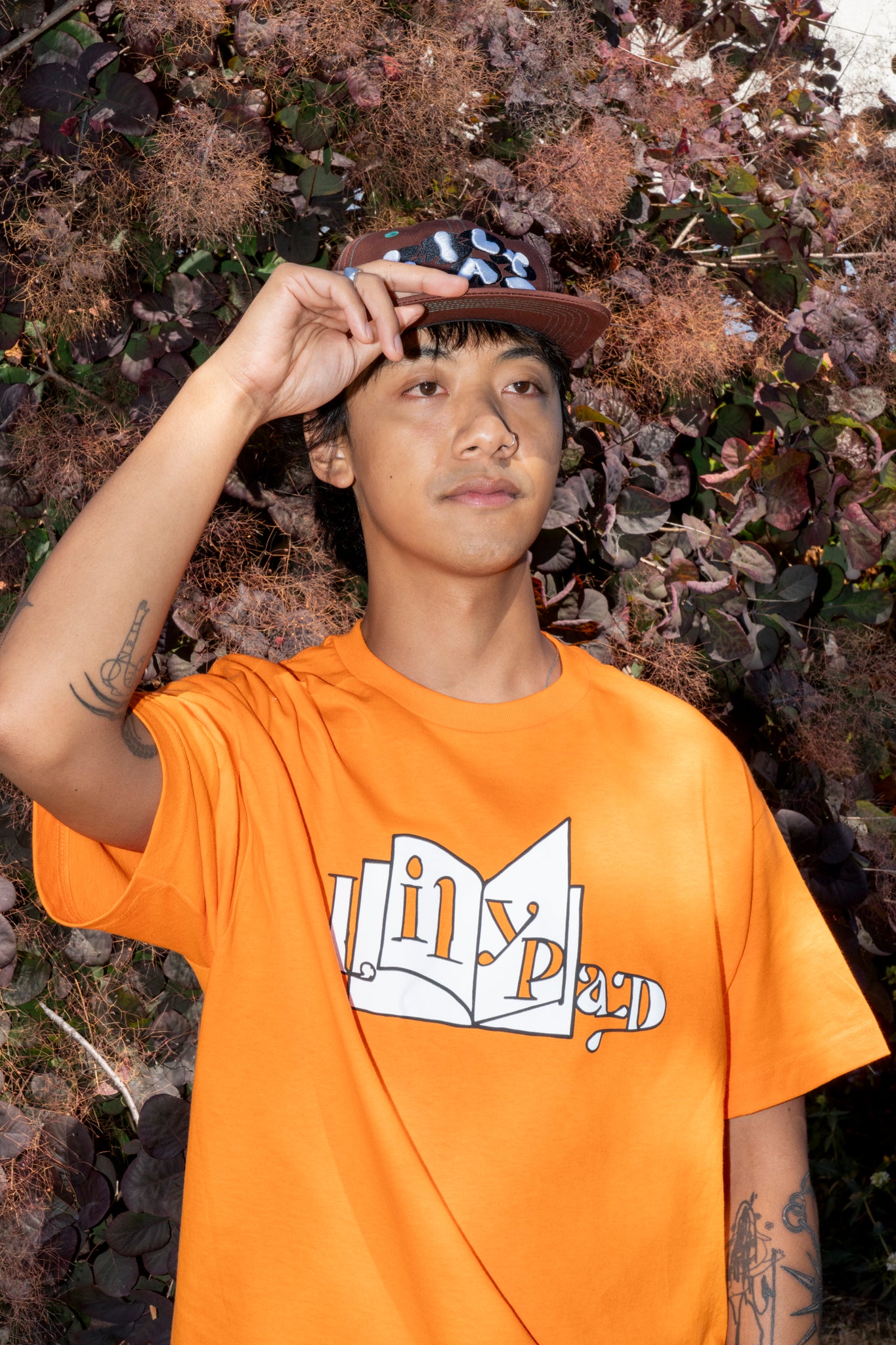 LILYPAD - LOGO HAT IN BROWN