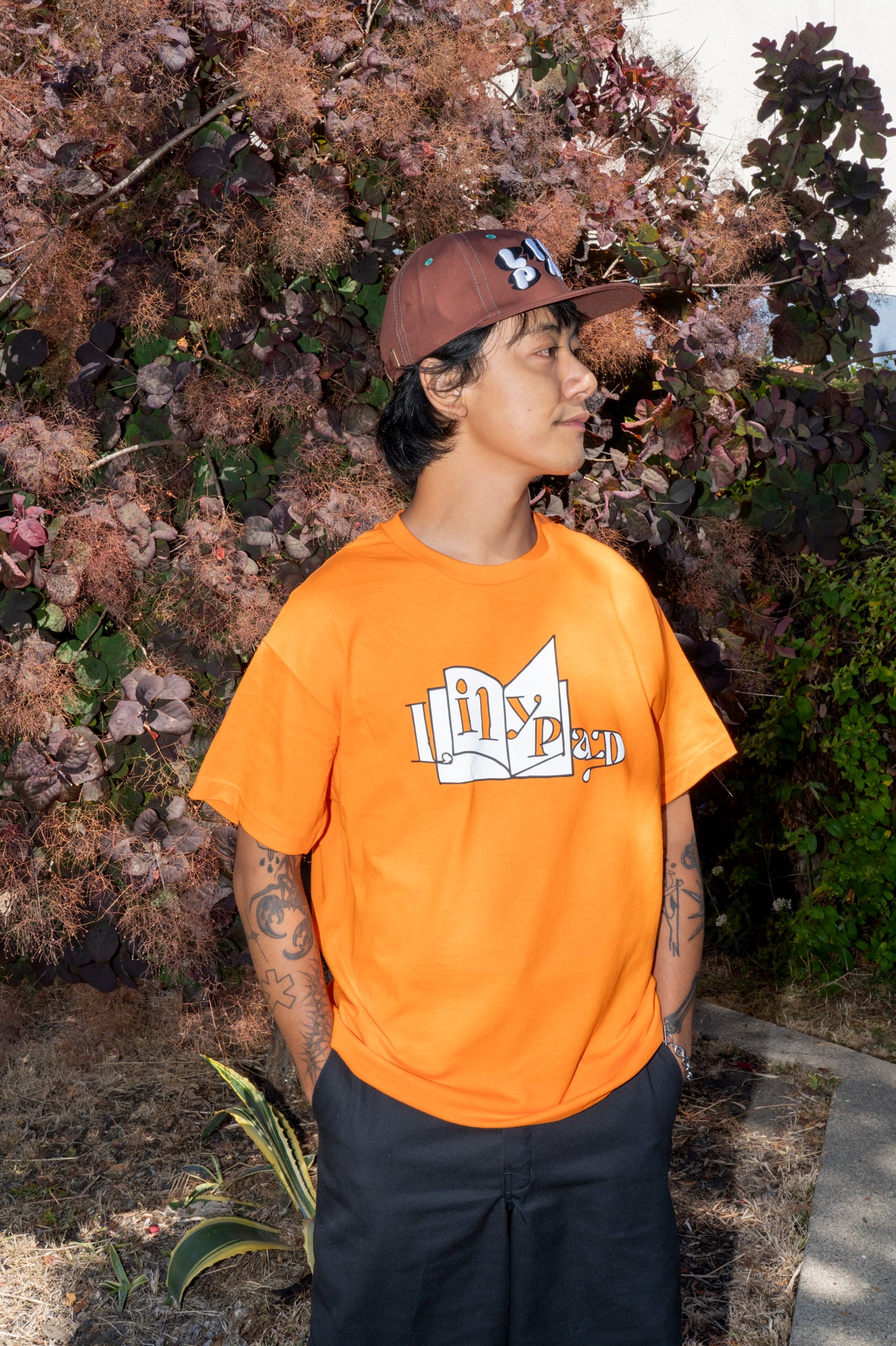 LILYPAD - LOGO HAT IN BROWN