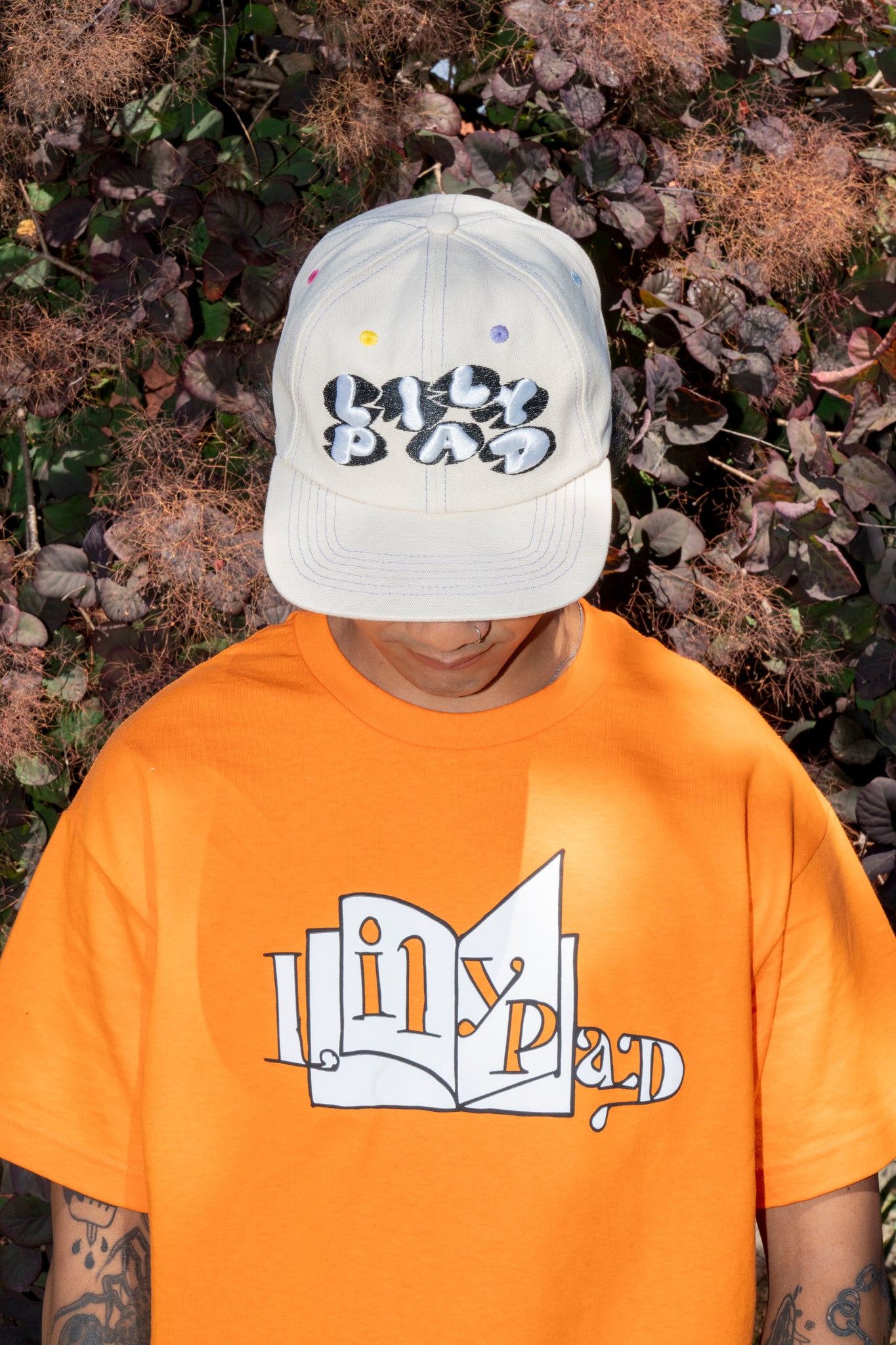 LILYPAD - PAGE TURNER SHIRT IN ORANGE