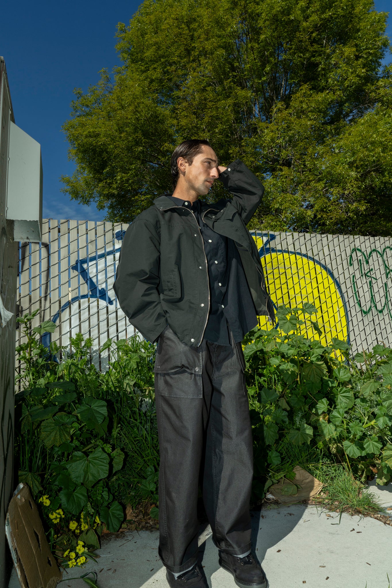 NEITHERS - CREATOR WEEKEND JACKET IN BLACK