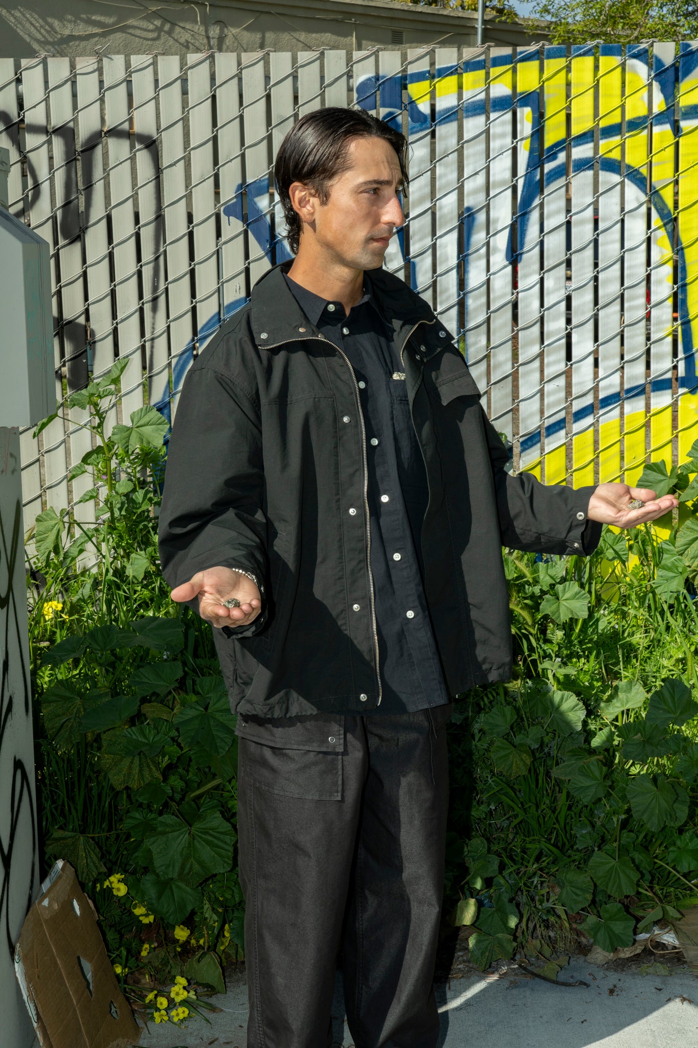NEITHERS - CREATOR WEEKEND JACKET IN BLACK