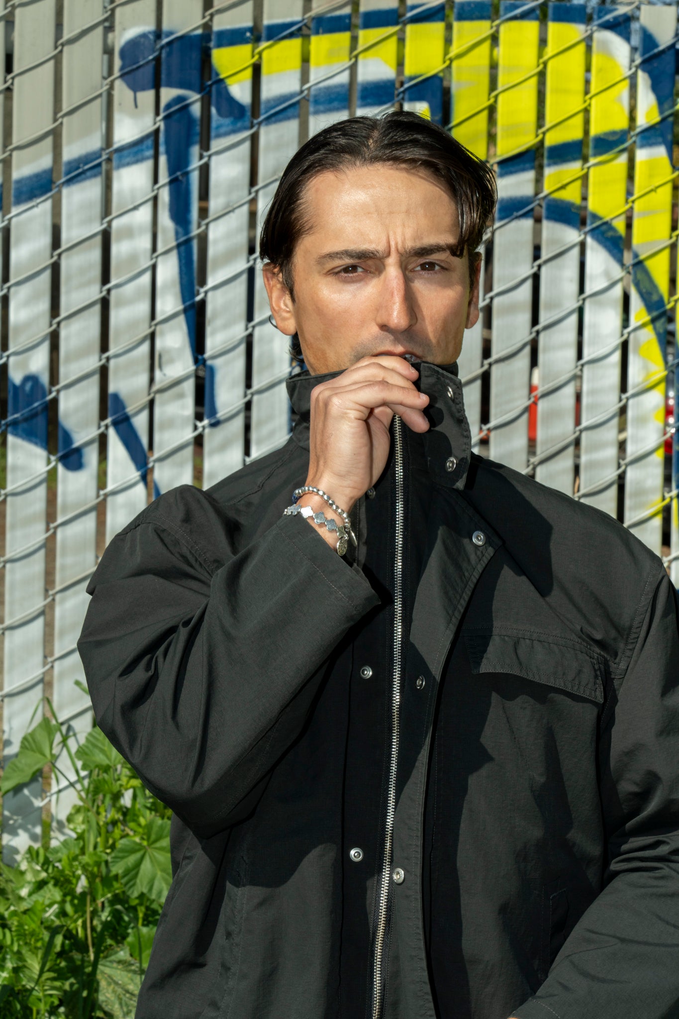 NEITHERS - CREATOR WEEKEND JACKET IN BLACK