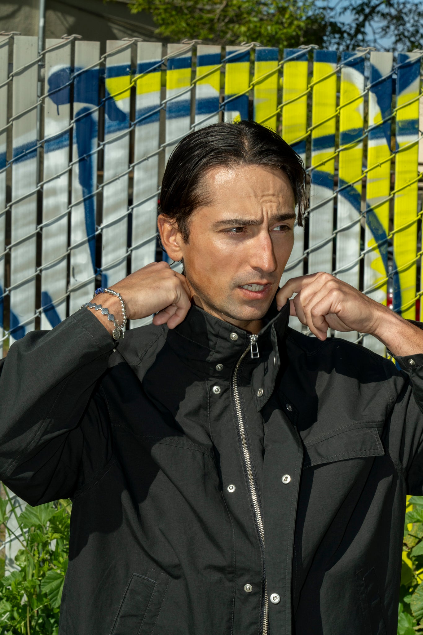 NEITHERS - CREATOR WEEKEND JACKET IN BLACK