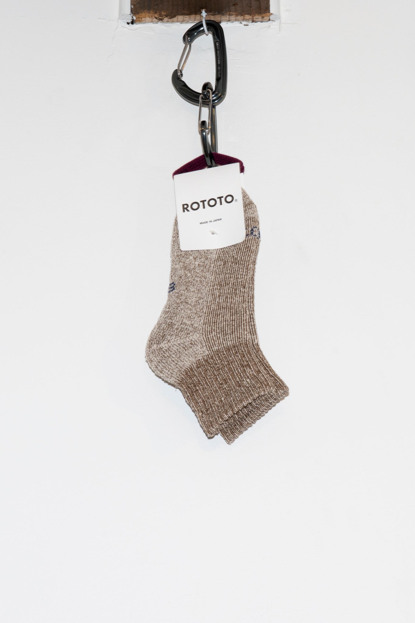 ROTOTO - HEMP/OG COTTON ANKLE SOCK IN BROWN