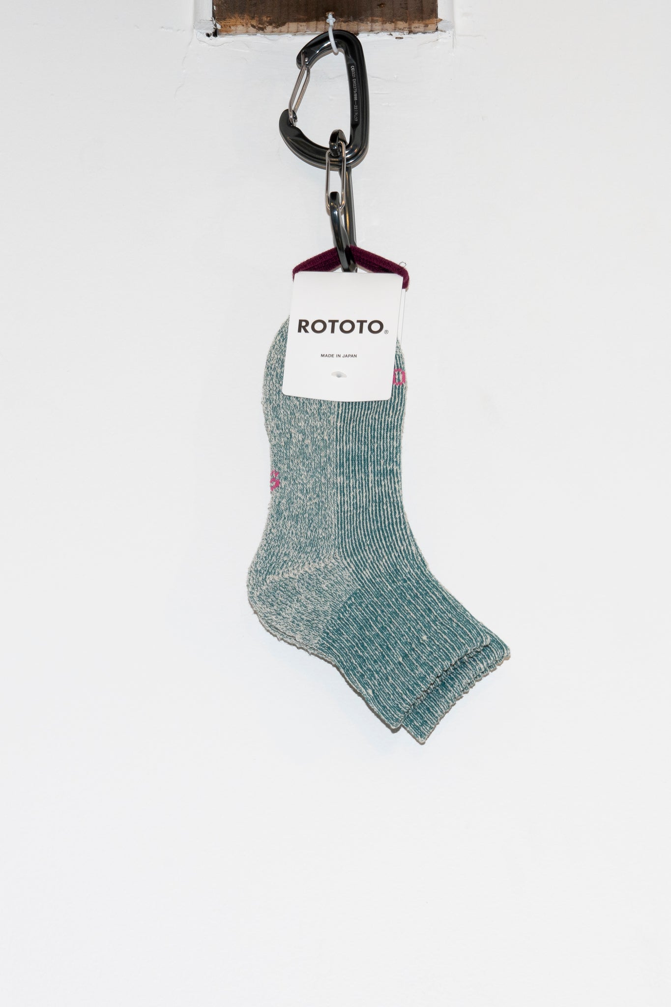 ROTOTO - HEMP/OG COTTON ANKLE SOCK IN SEA GREEN