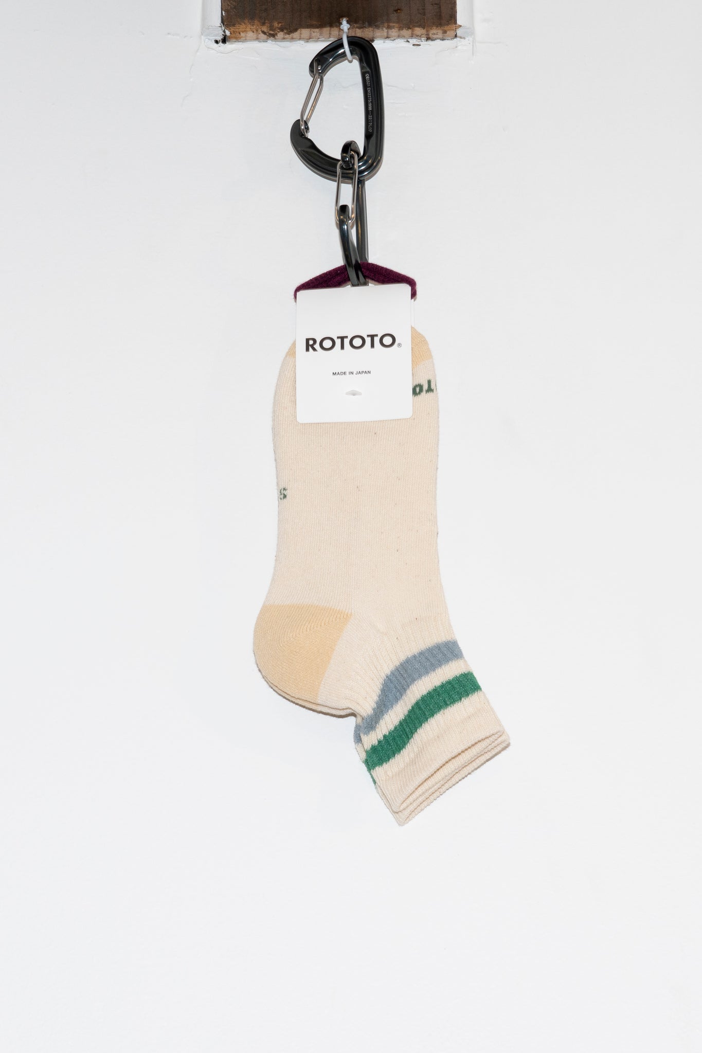 ROTOTO - RETRO ATHLETIC STRIPE IN GREEN/L.BLUE