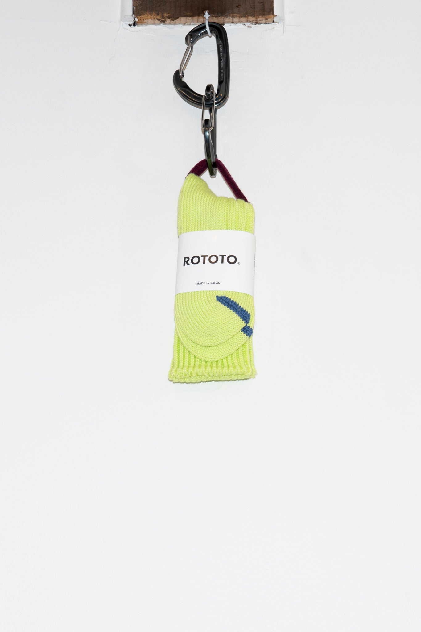 ROTOTO - CHUNKY RIBBED SOCK IN LIME