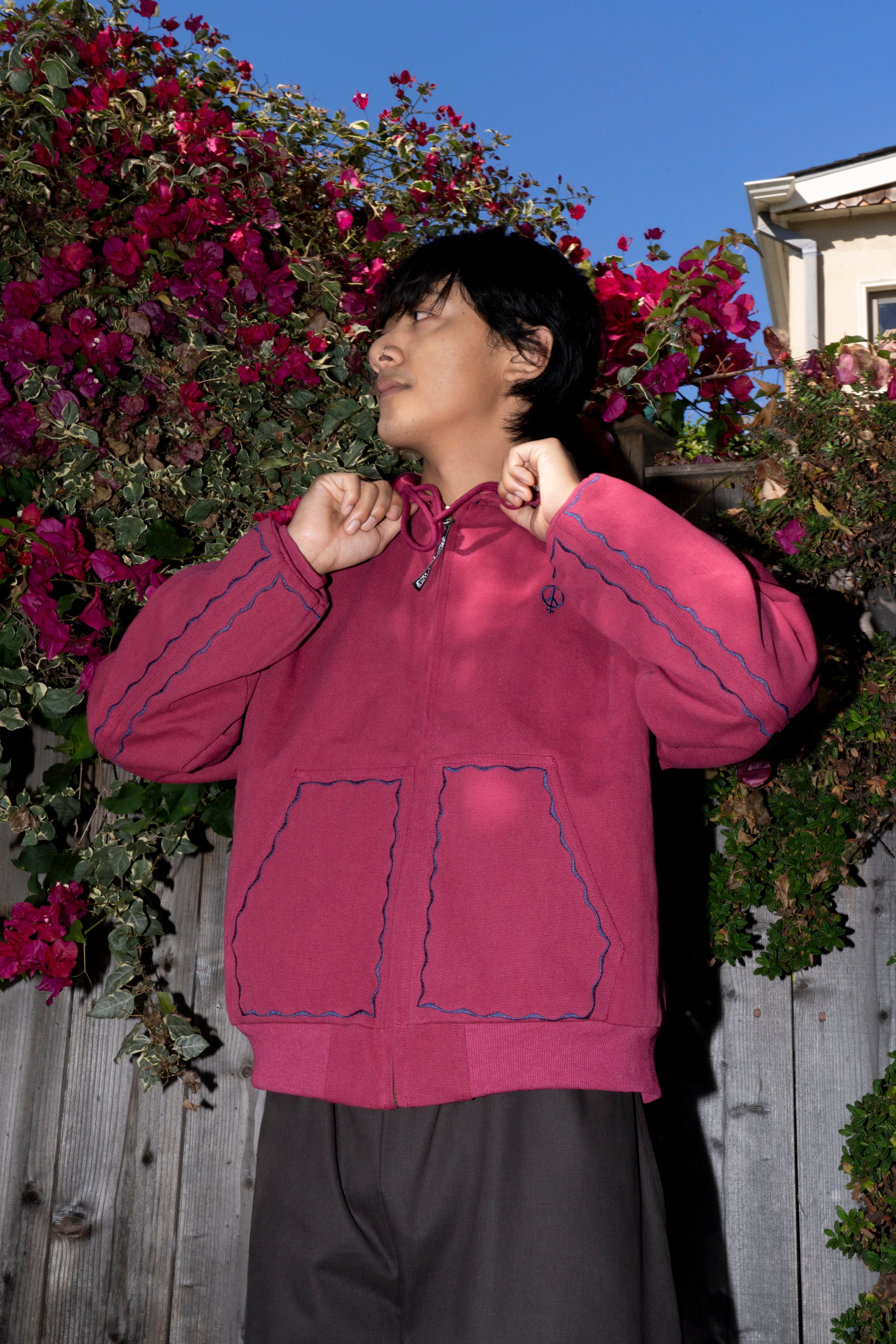 SEXHIPPIES - WELDER'S STITCH JACKET IN BRICK – understory-shop