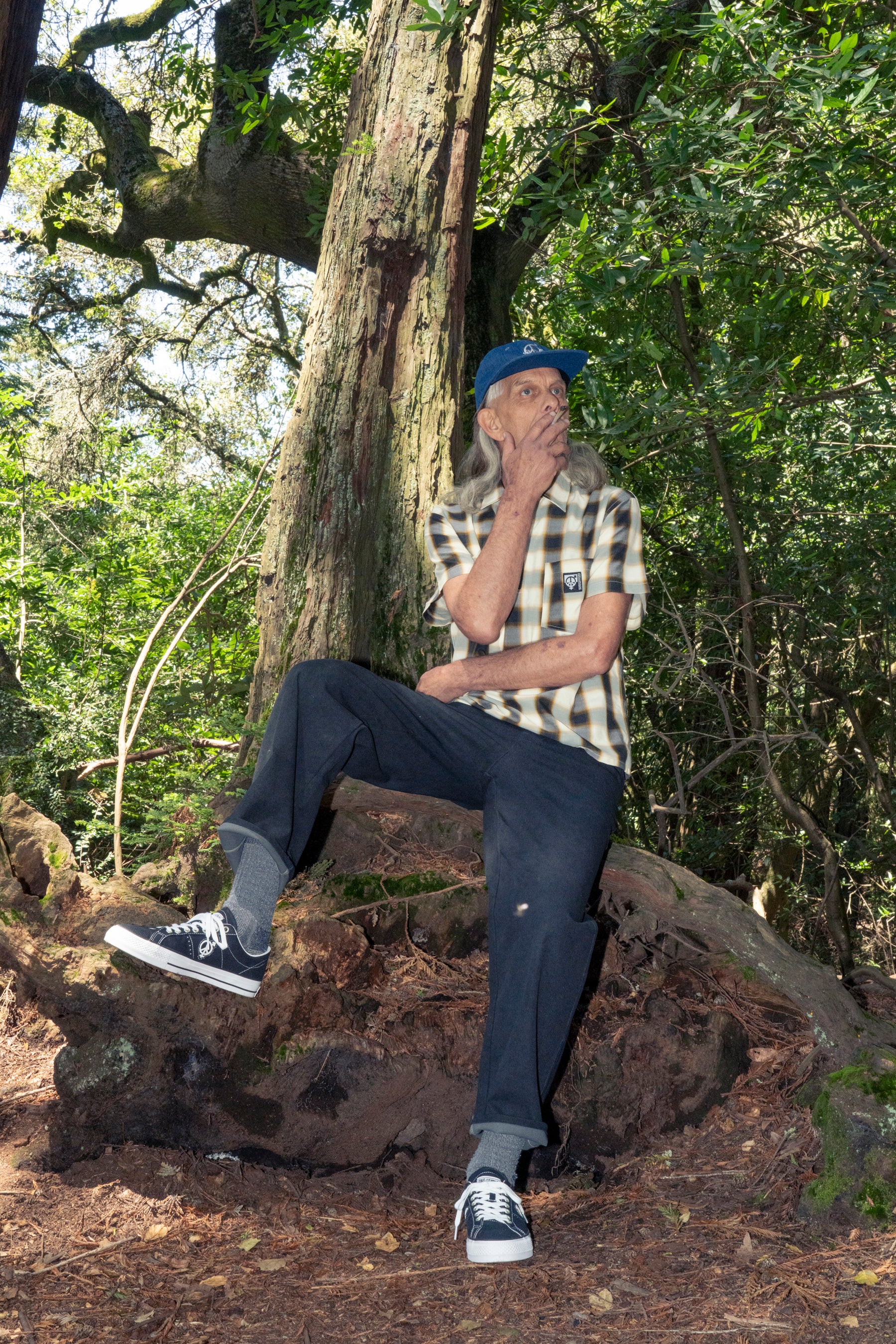 SEXHIPPIES - HALF ZIPPER SHIRT IN OFF WHITE/BLACK – understory-shop