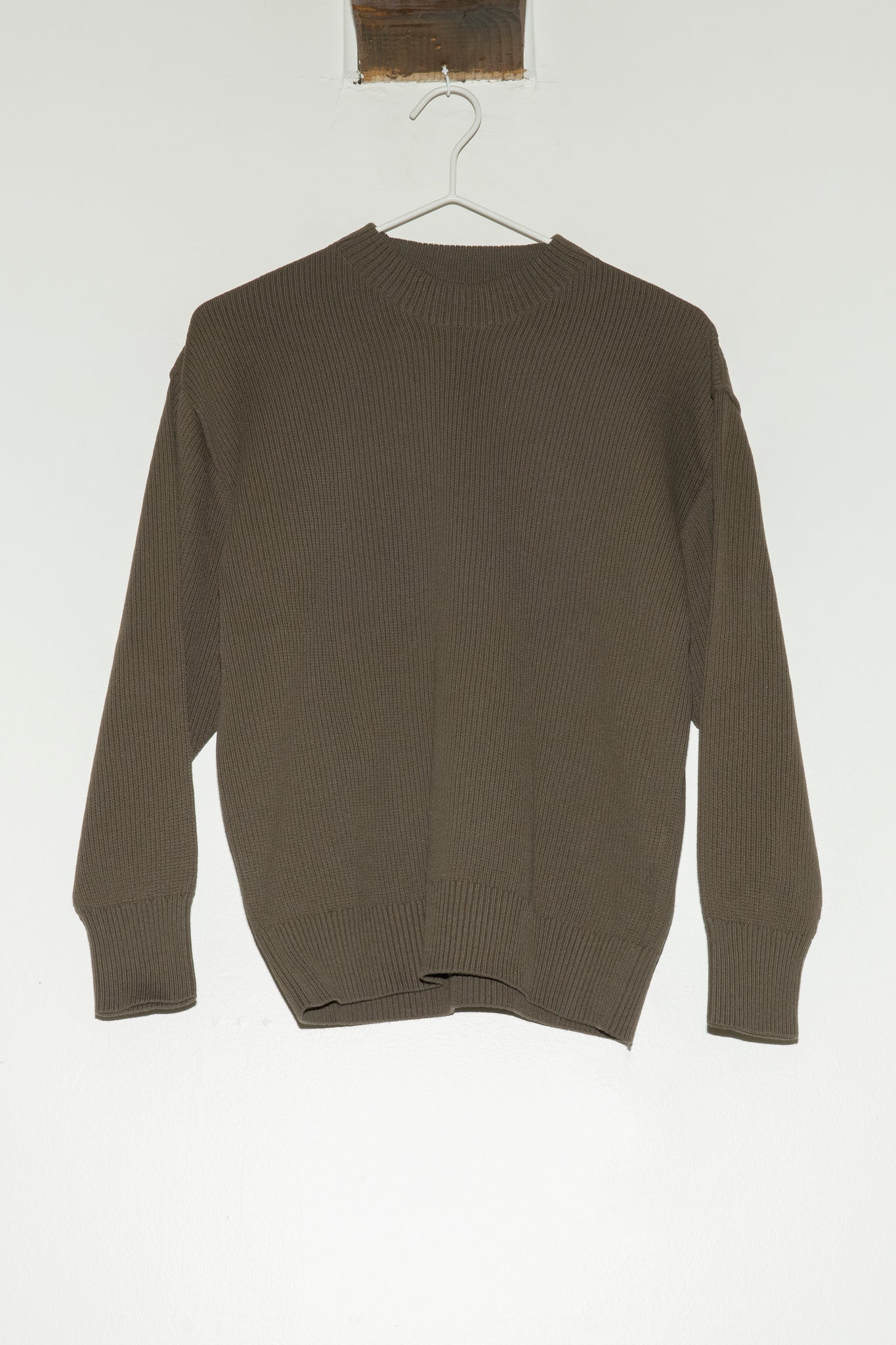 SNOW PEAK - CO/NY/PE CREWNECK IN KHAKI