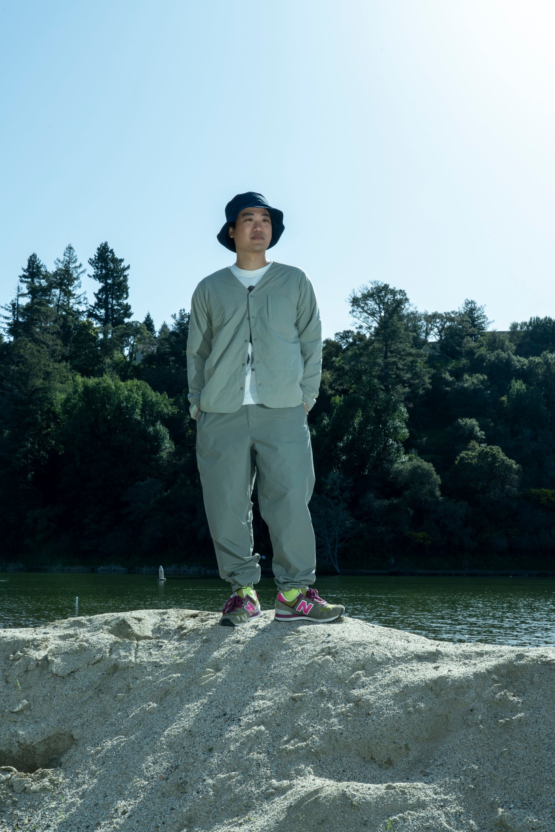 SNOW PEAK - LIGHT MOUNTAIN CLOTH PANTS IN FOLIAGE – understory-shop
