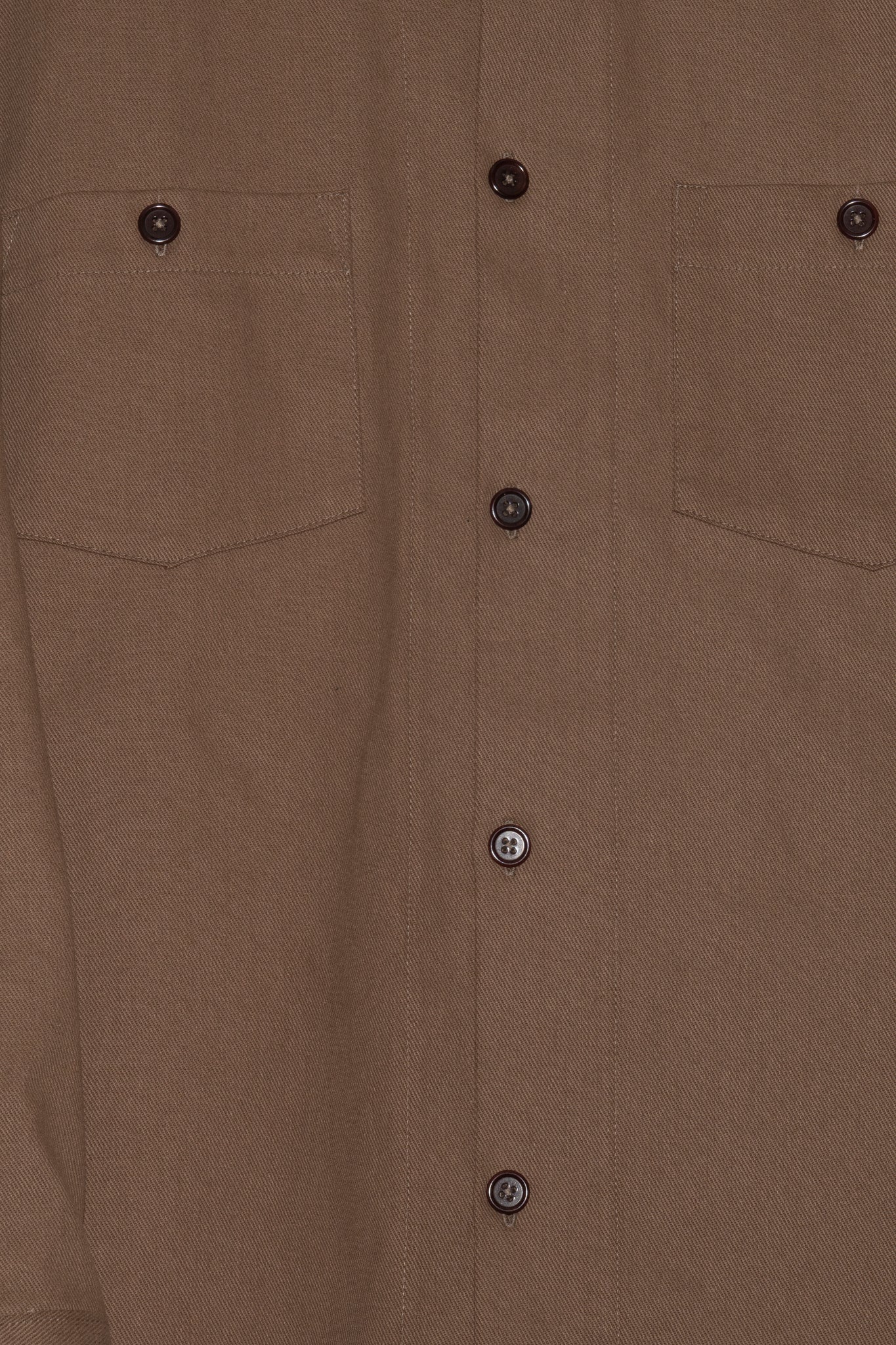 WILLIAM FREDERICK - STUDIO SHIRT IN COCOA DENIM