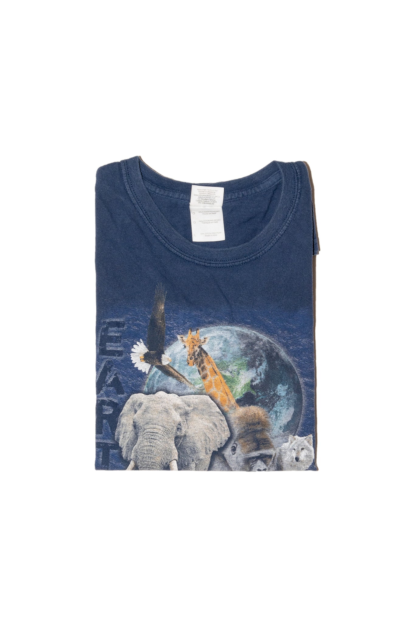 understory-shop - VINTAGE - VTG EARTH DAY ANIMALS TEE